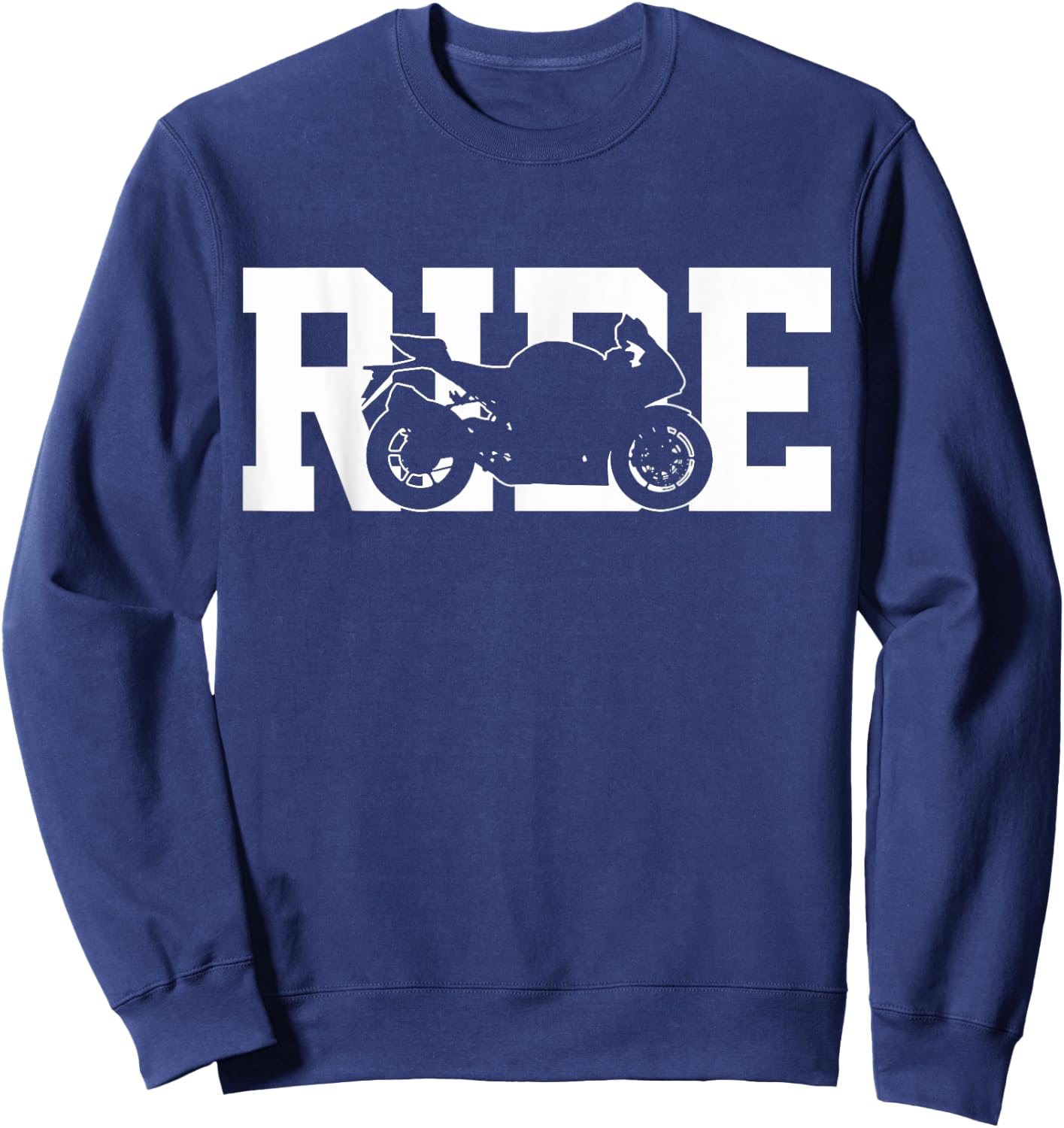 Motorcycle Racing Biker Racer Gift Sweatshirt - Sweatshirt | Navy