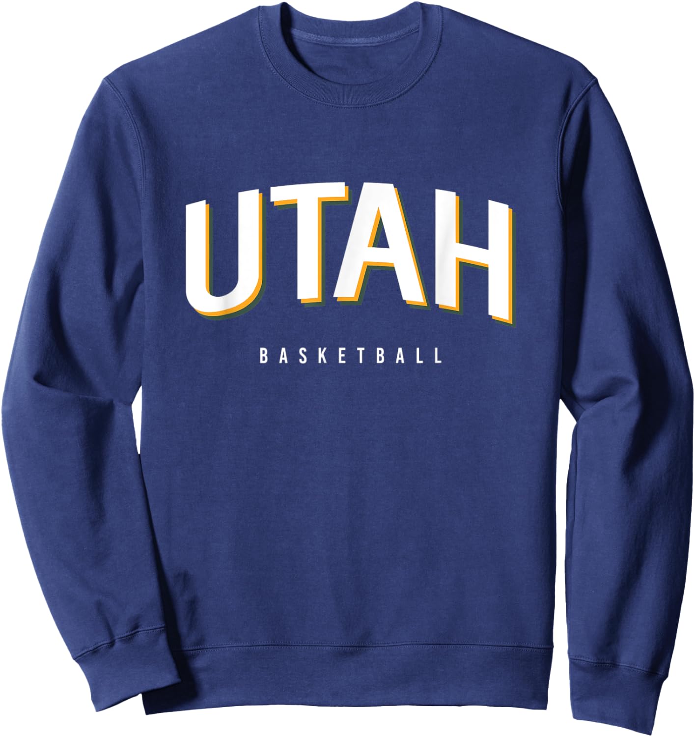Utah Basketball Salt Lake City Practice Jersey Sweatshirt - Sweatshirt | Navy