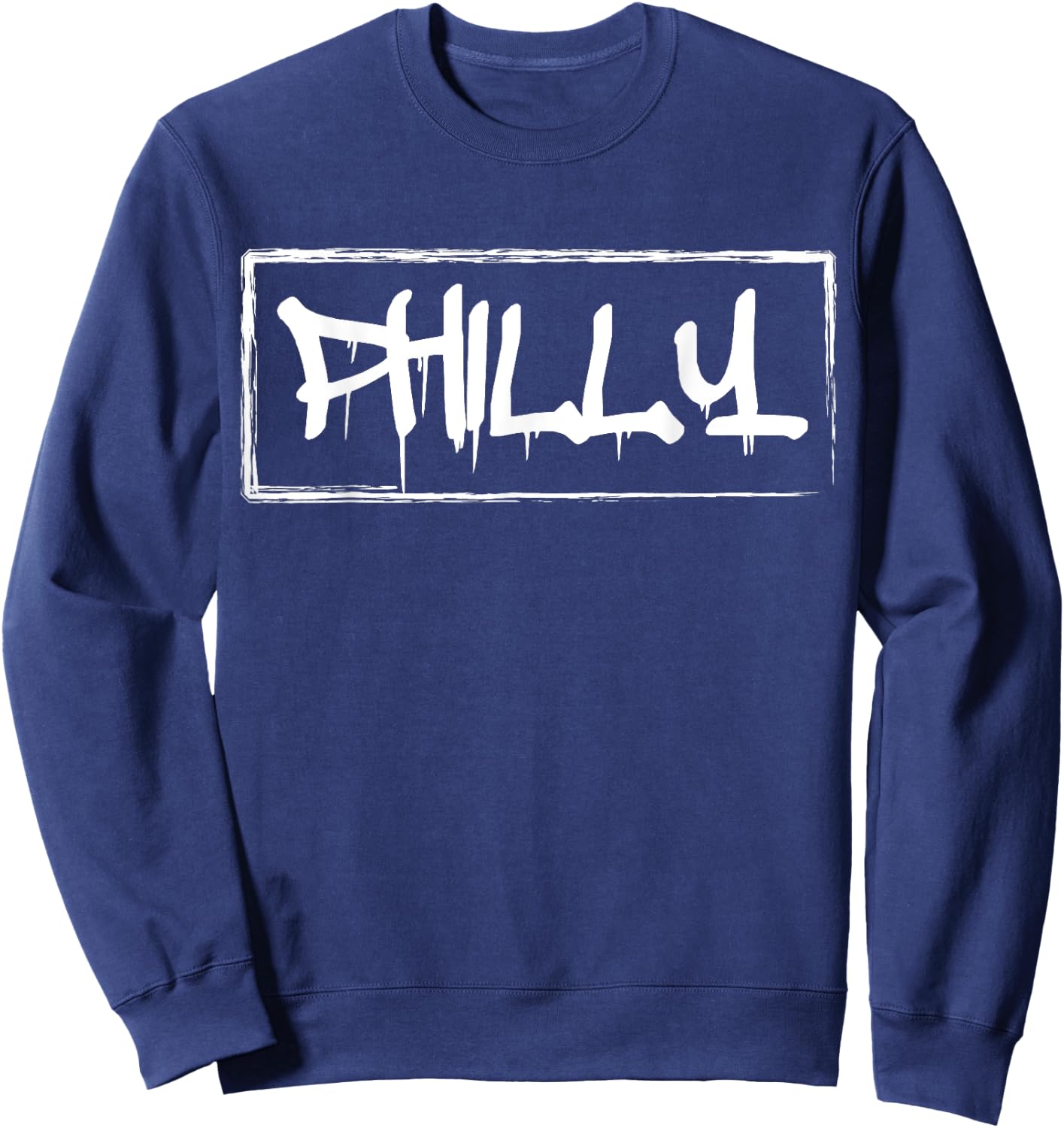 Philly city graffiti skater streetwear apparel Sweatshirt - Sweatshirt | Navy