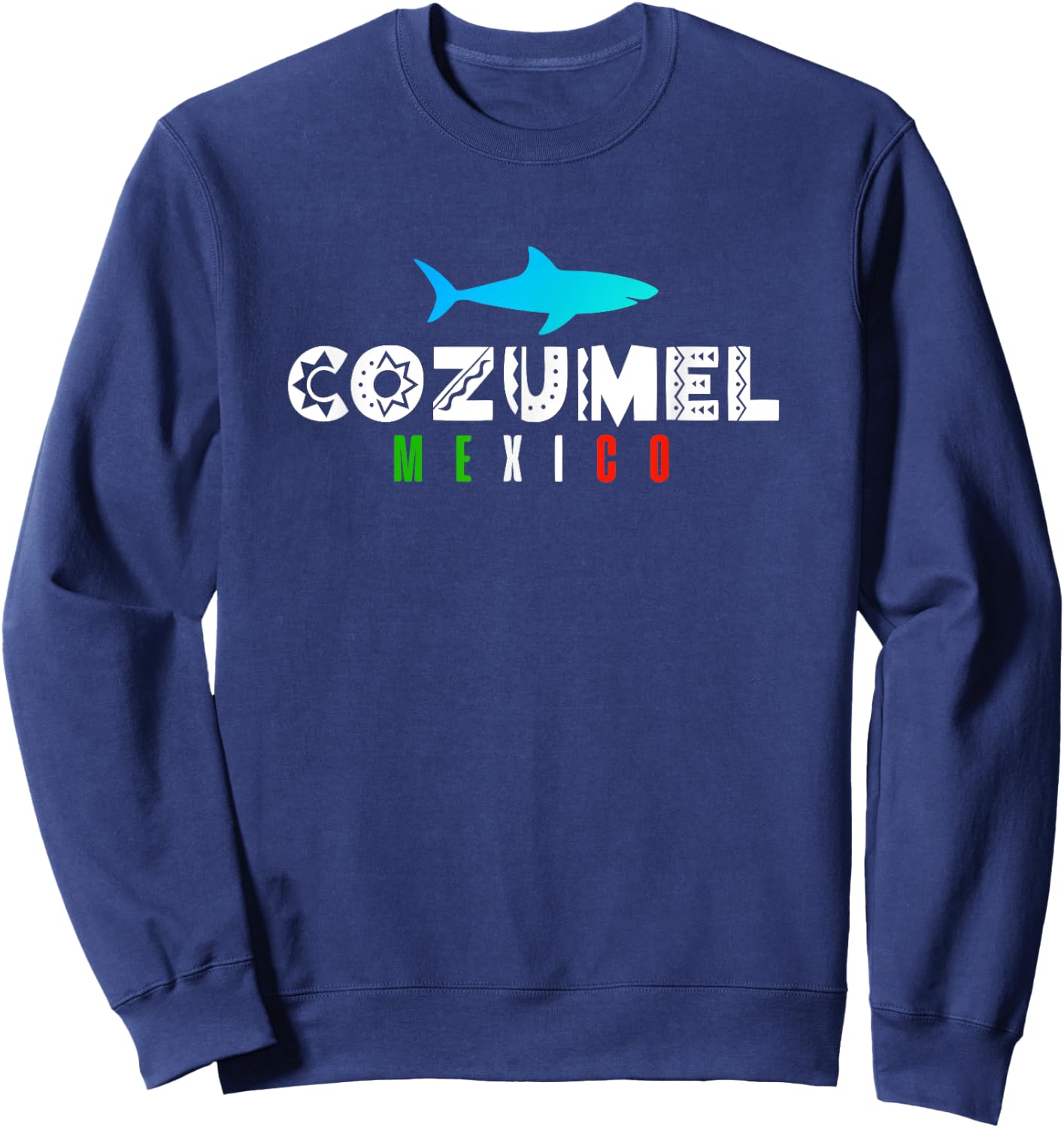Cozumel Mexico Vacation Souvenir Gift Sweatshirt - Sweatshirt | Navy