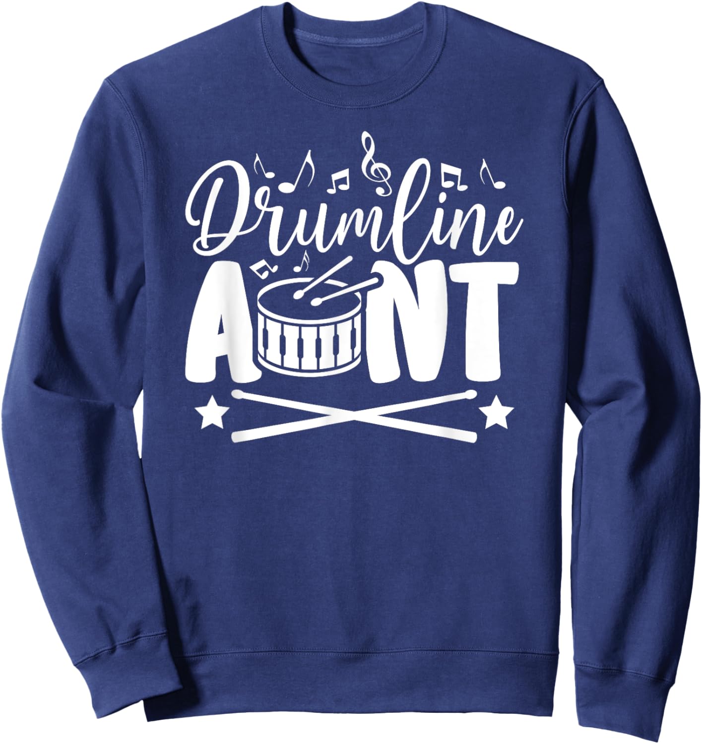 Drumline Aunt Proud Drumline Auntie Sweatshirt - Sweatshirt | Navy