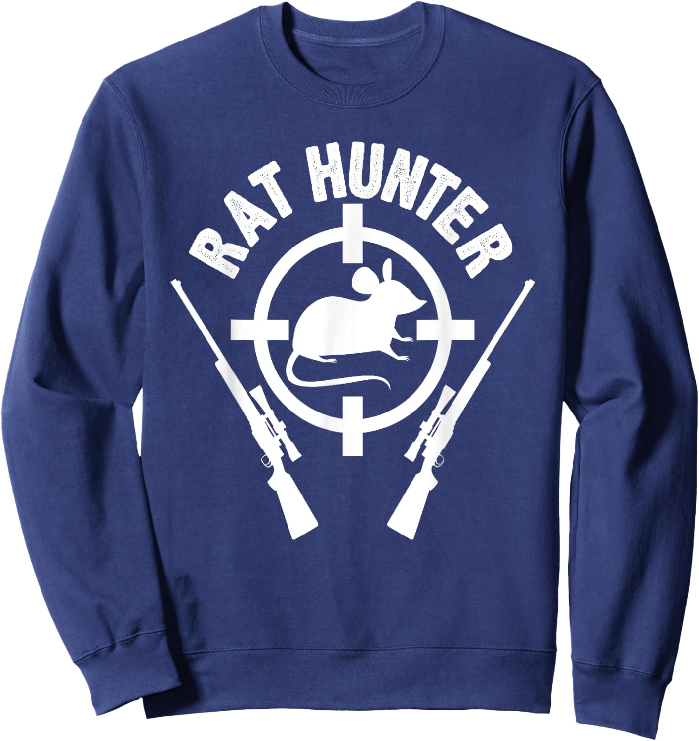 Rat Hunter - Rodent Mouse Hunting Gift Sweatshirt - Sweatshirt | Navy