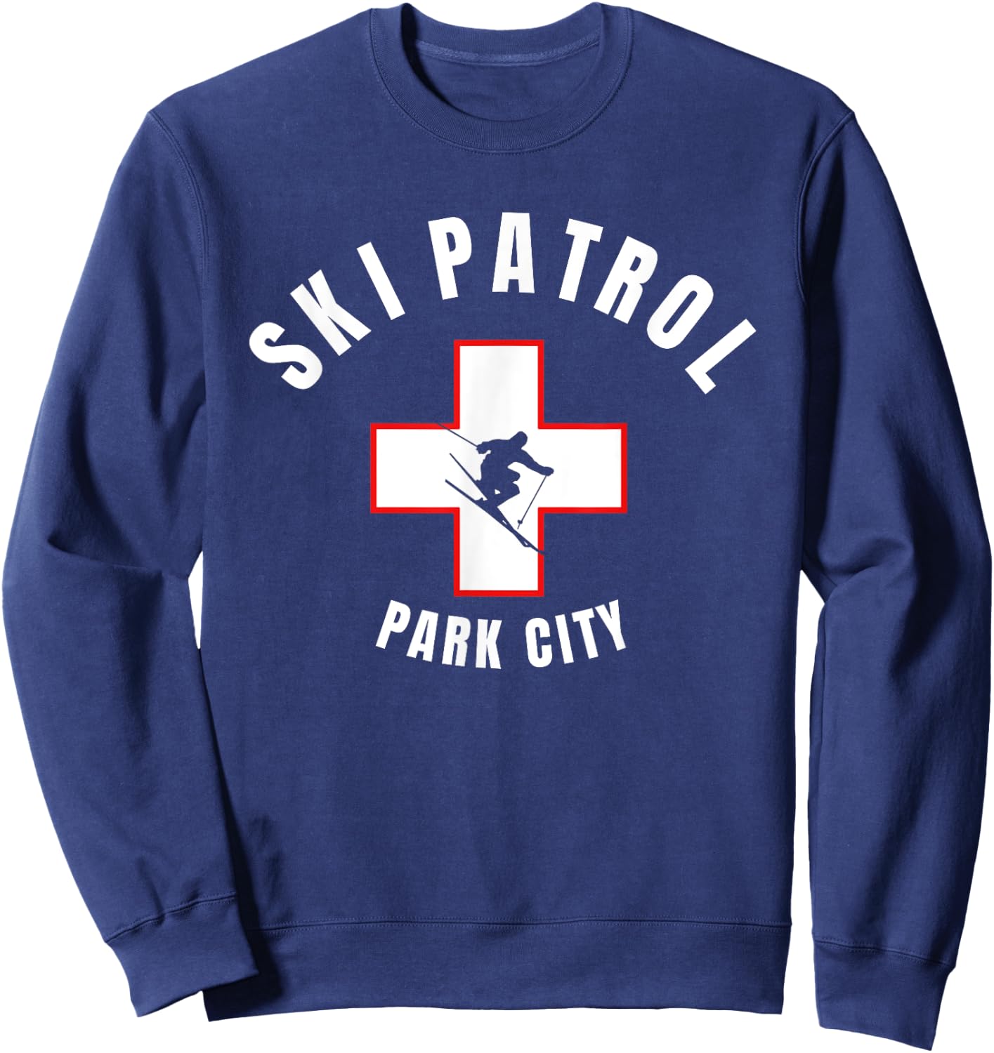 Park City Utah Ski Patrol Sweatshirt - Sweatshirt | Navy