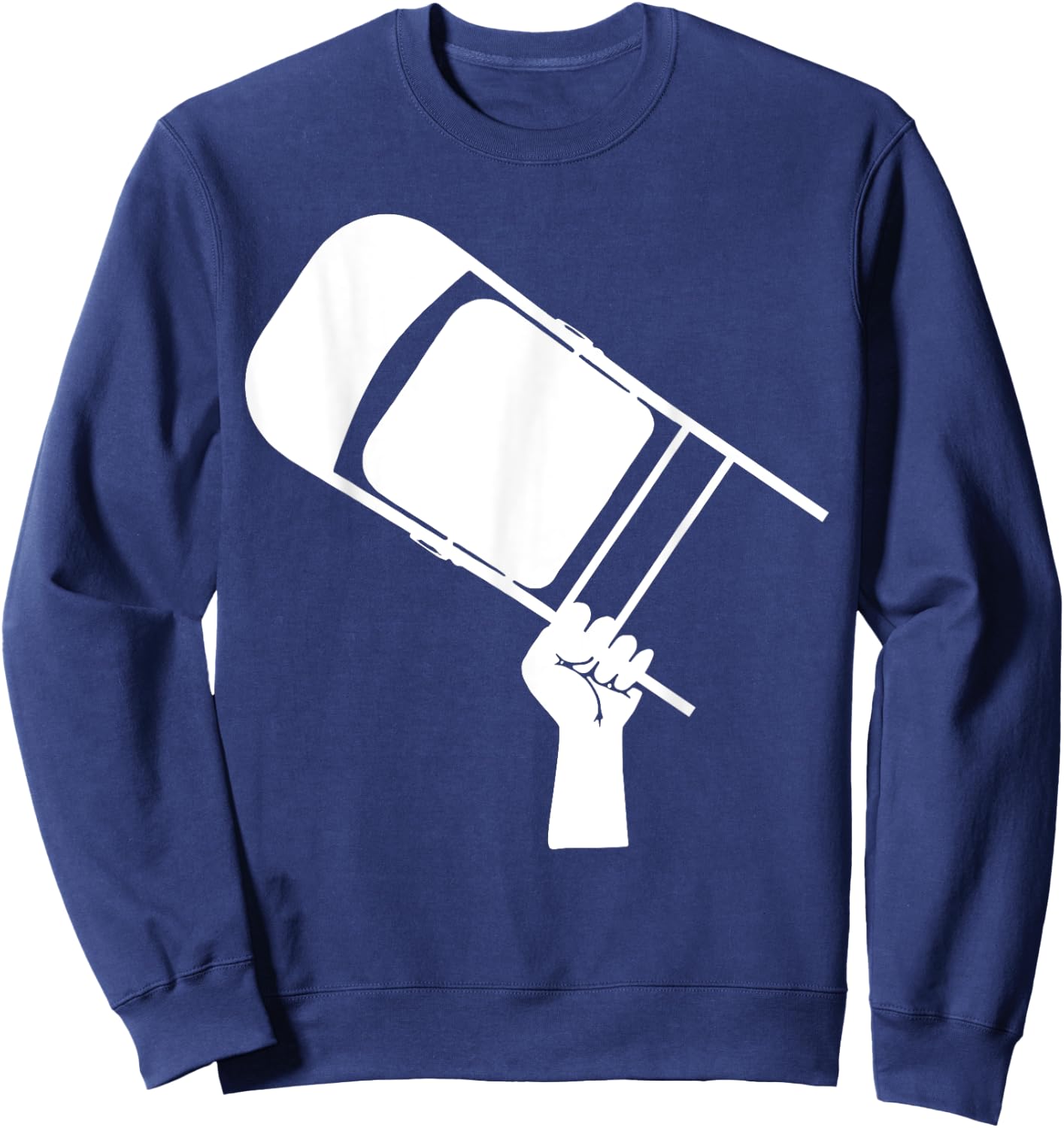 Folding Chair Black Fist Never Forget Montgomery AUG 5 202 Sweatshirt - Sweatshirt | Navy