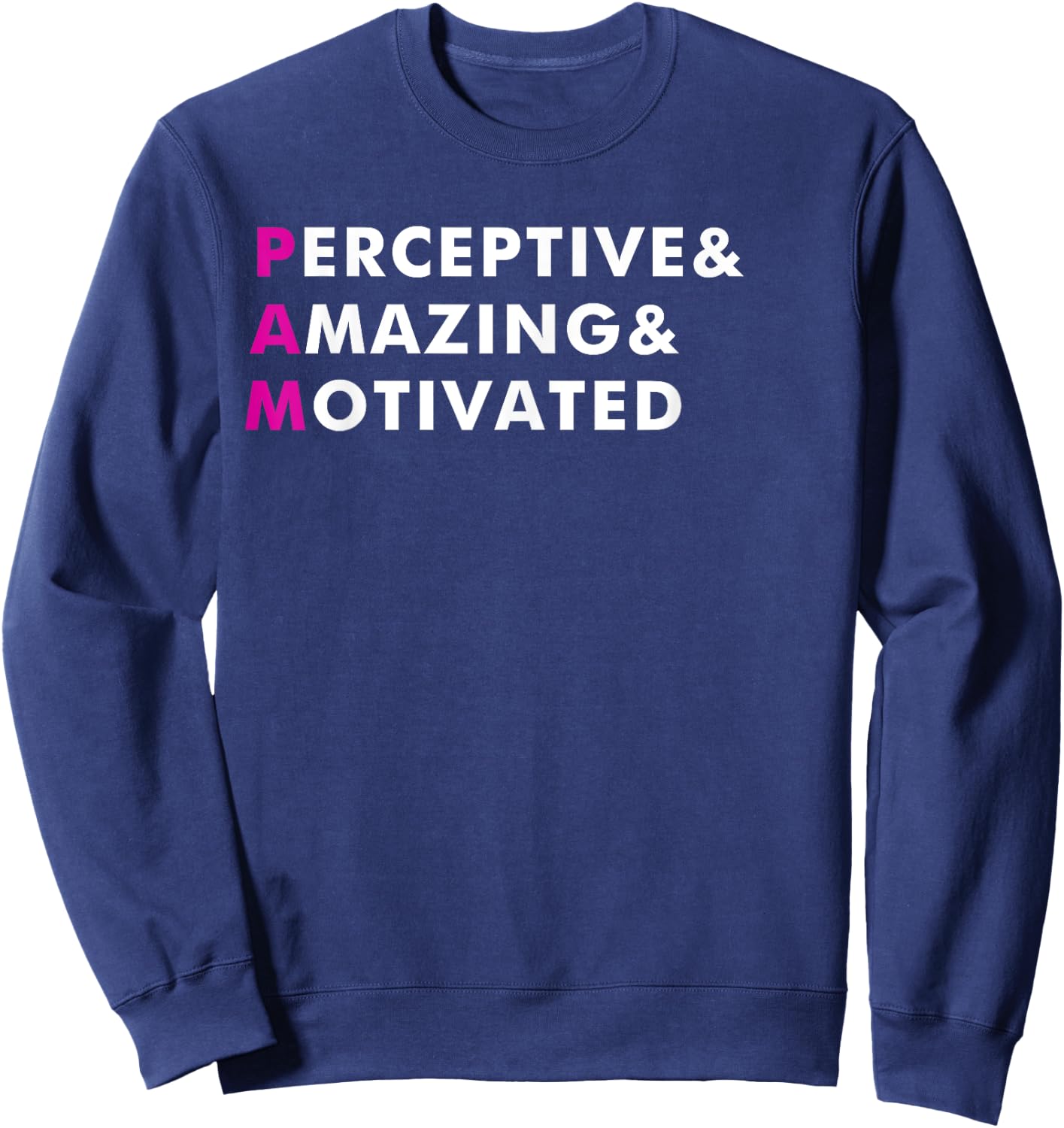 Pam Name Shirt Personalized Gift Sweatshirt - Sweatshirt | Navy