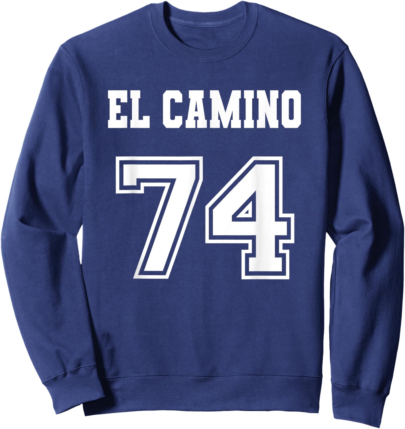 Jersey Style El Camino 74 1974 Sweatshirt - Sweatshirt | Navy