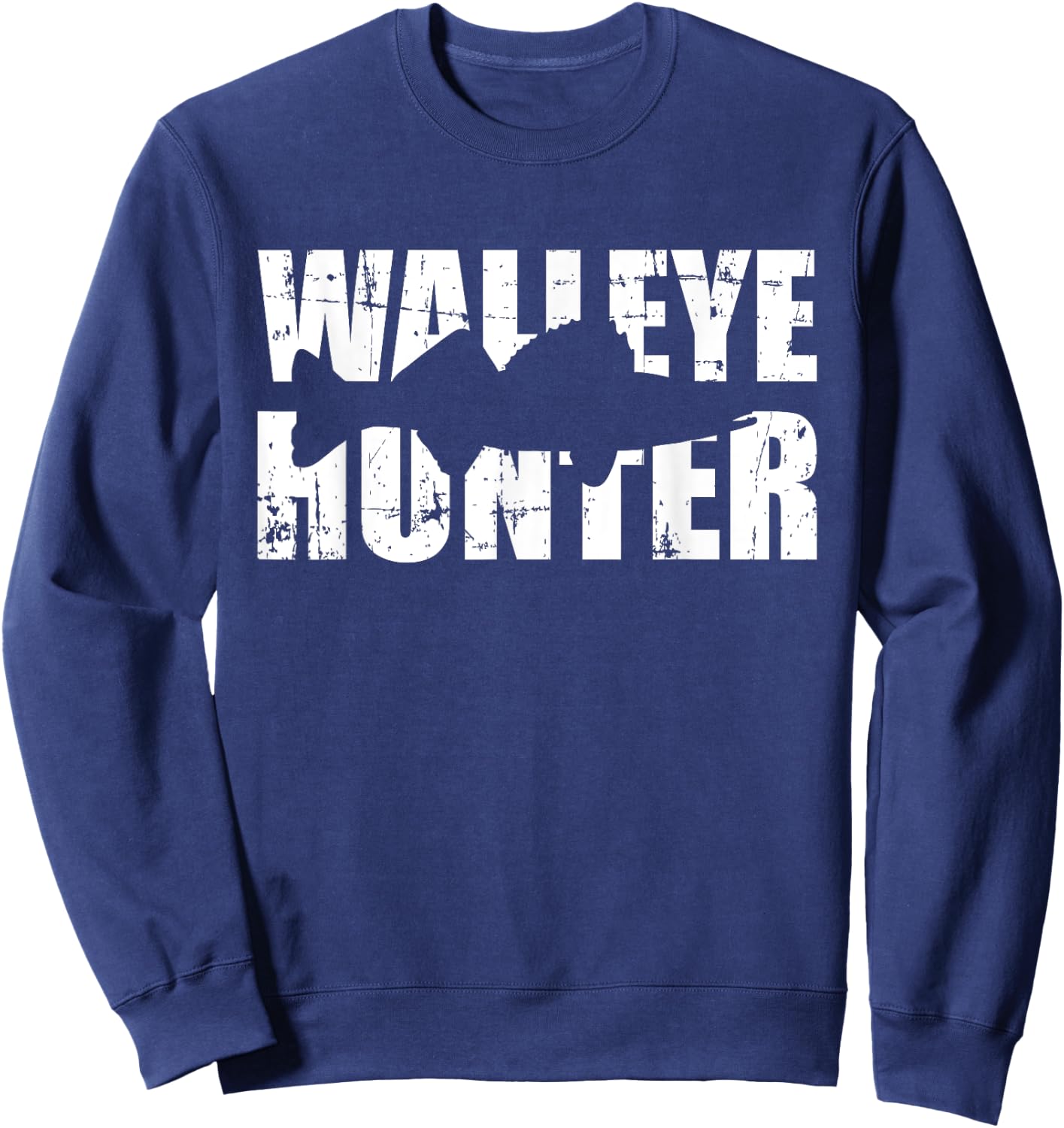 Walleye hunter Sweatshirt - Sweatshirt | Navy