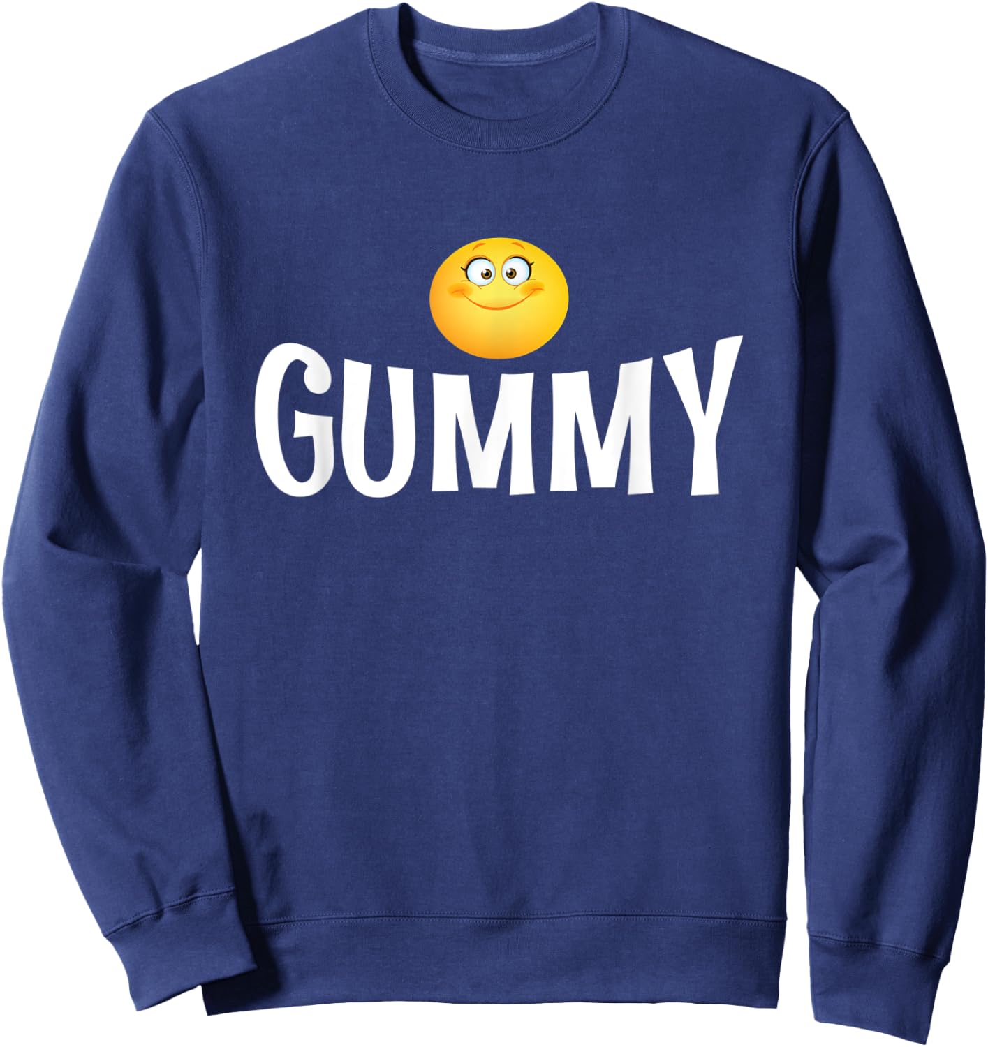 Fun Pot Gummy THC CBD Hash Oil Candy Happy High Party Sweatshirt - Sweatshirt | Navy