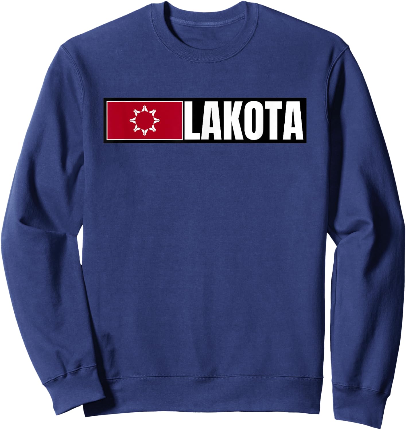 Lakota Flag Sweatshirt - Sweatshirt | Navy