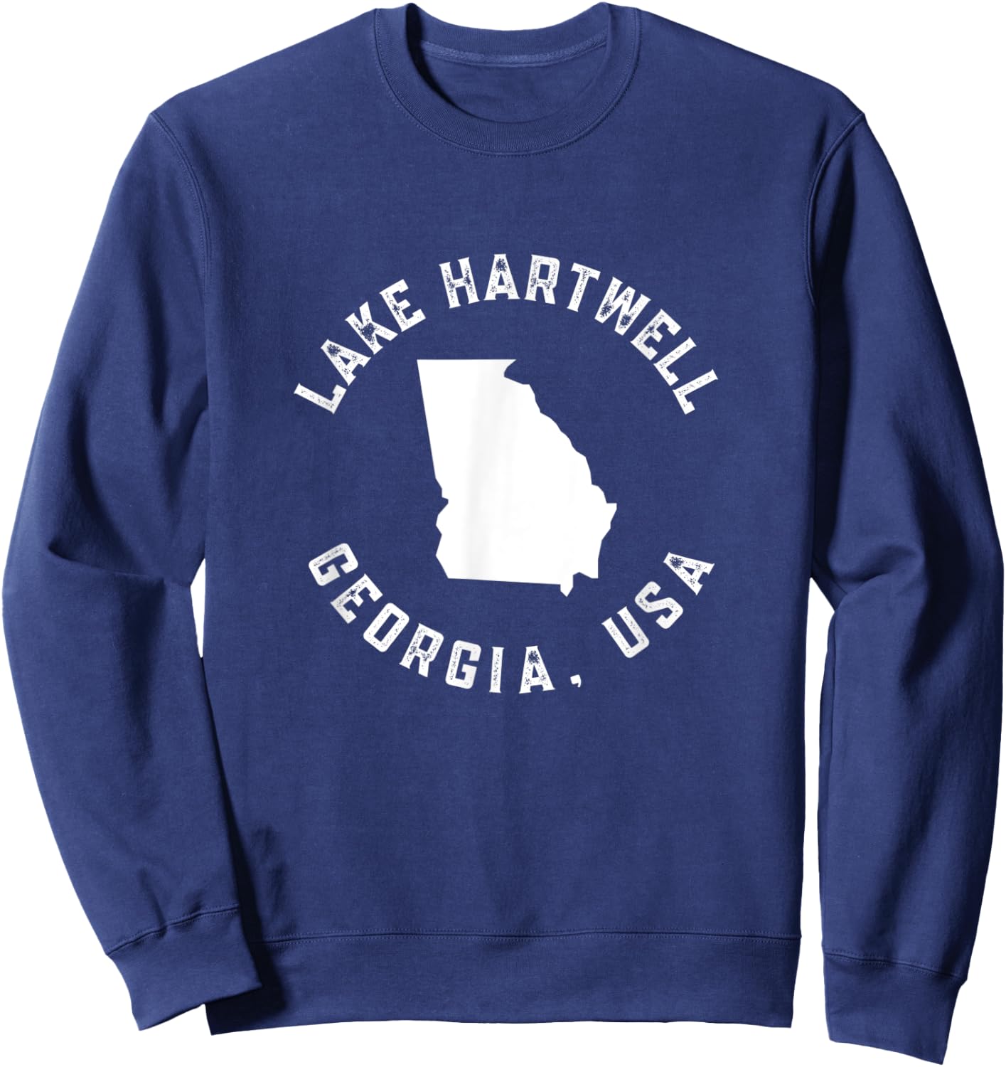 Lake Hartwell Georgia, USA Sweatshirt - Sweatshirt | Navy