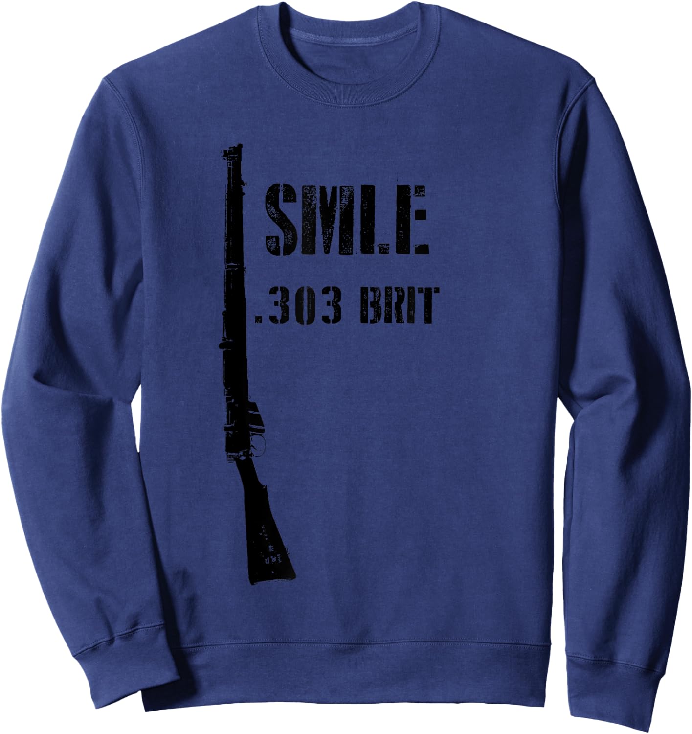 SMLE Lee Enfield WW1 WWI British .303 Brit Historic Rifle Sweatshirt - Sweatshirt | Navy