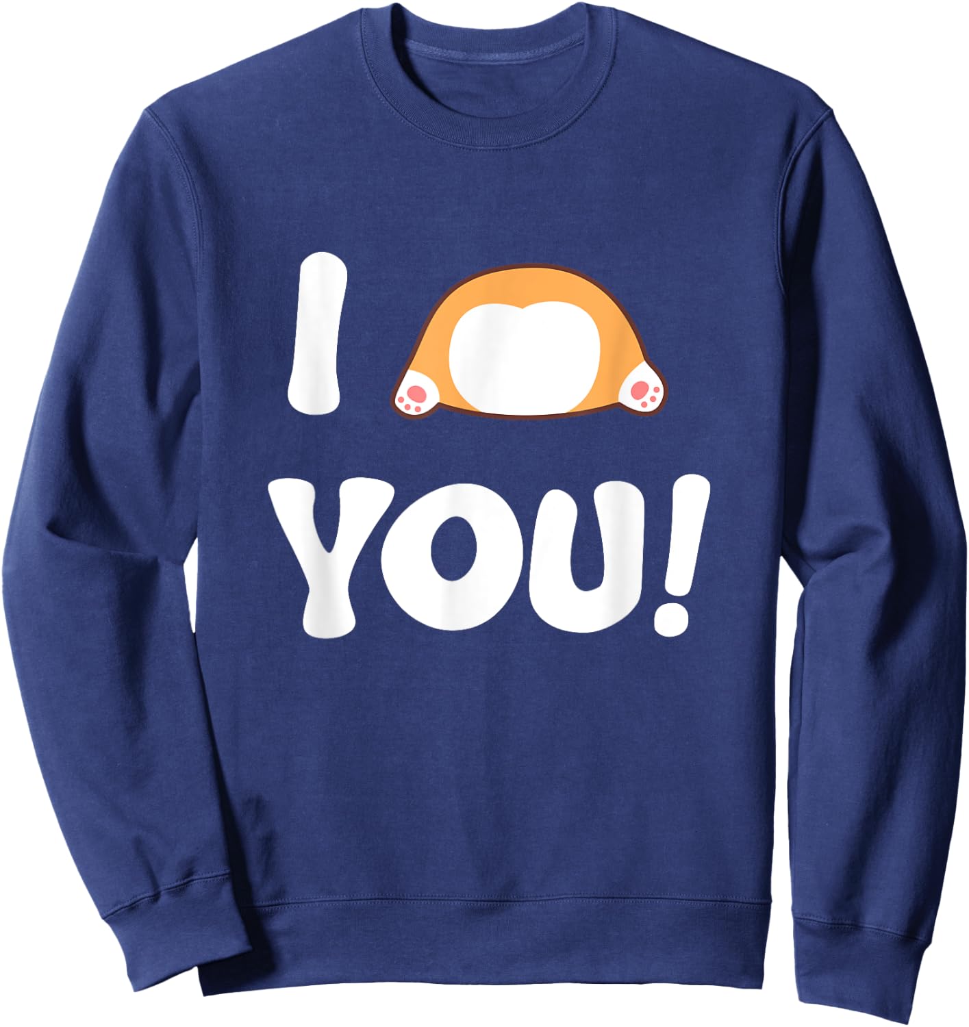 Welsh Corgi PWC Pem Dog Pet You Love Cute Paw Owner Gift Men Women Kids Sweatshirt - Sweatshirt | Navy