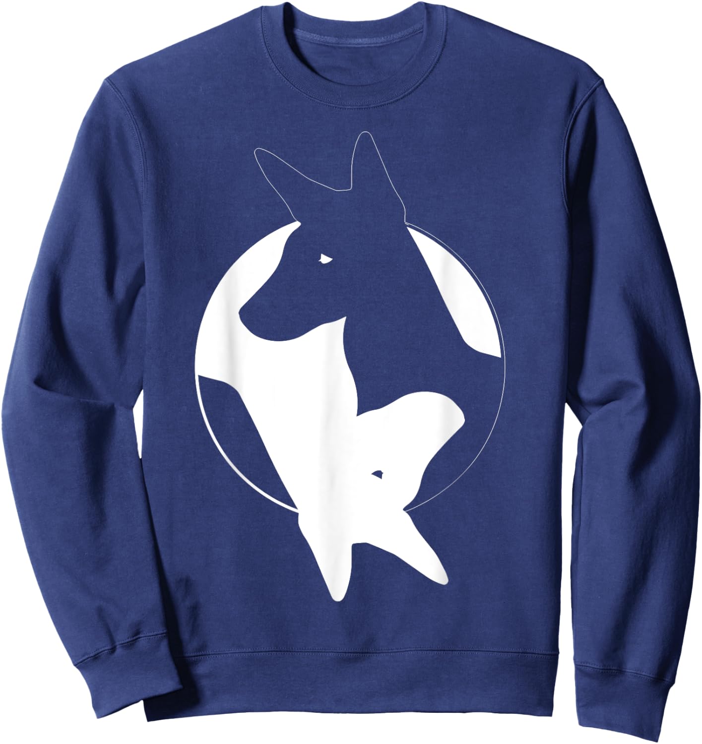 Yin Yang Xolo Funny Xoloitzcuintli Symbol Zen Meditation Sweatshirt - Sweatshirt | Navy