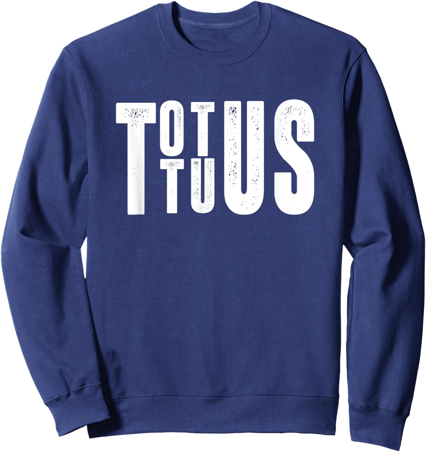 Totus Tuus Catholic Jesus Bible Religion Religious Gift Sweatshirt - Sweatshirt | Navy