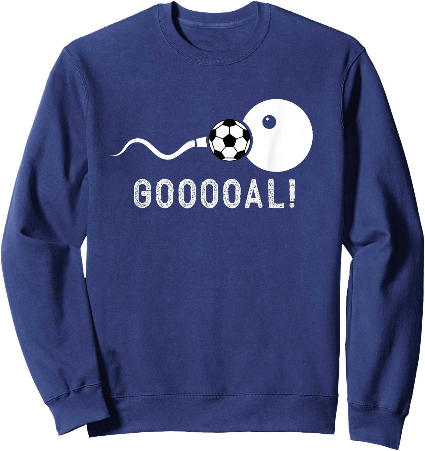 Funny Soccer Father Pregnancy Announcement Sweatshirt - Sweatshirt | Navy