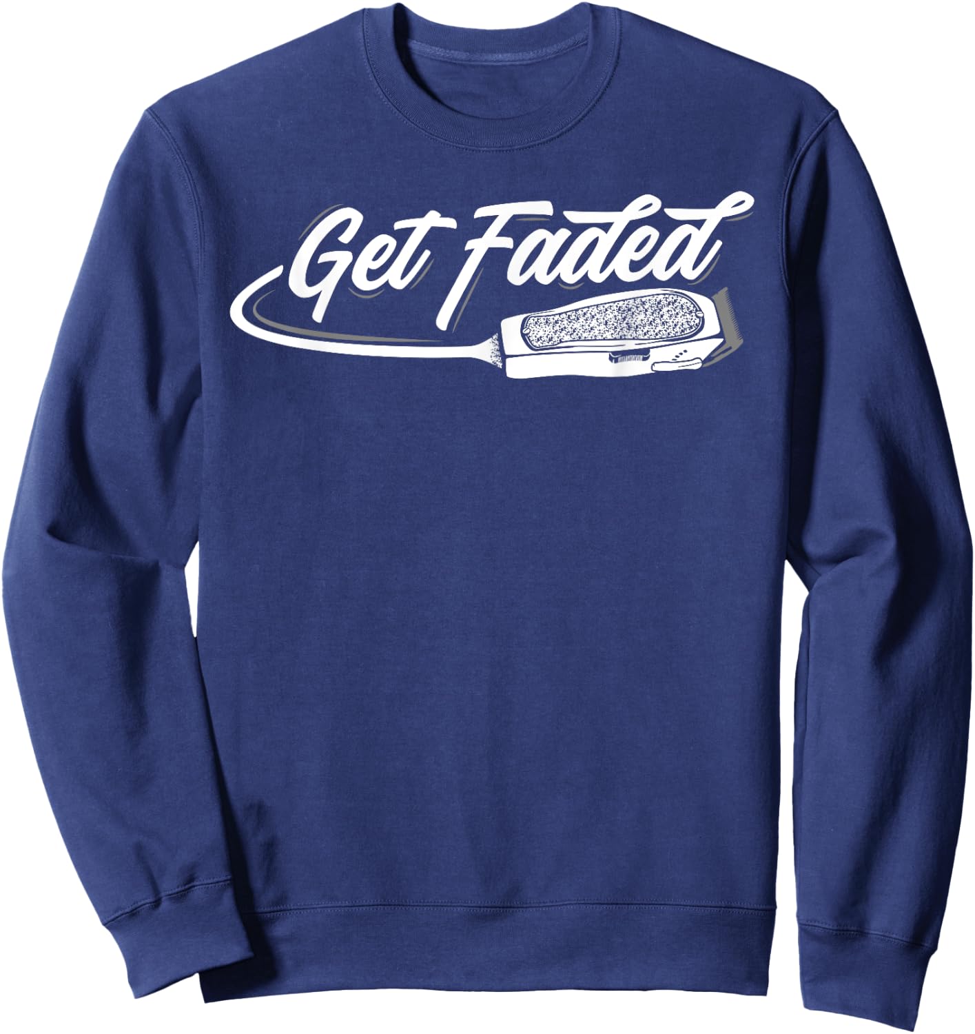 Funny Barber Design Dad Hairstylist Lovers Barber Sweatshirt - Sweatshirt | Navy