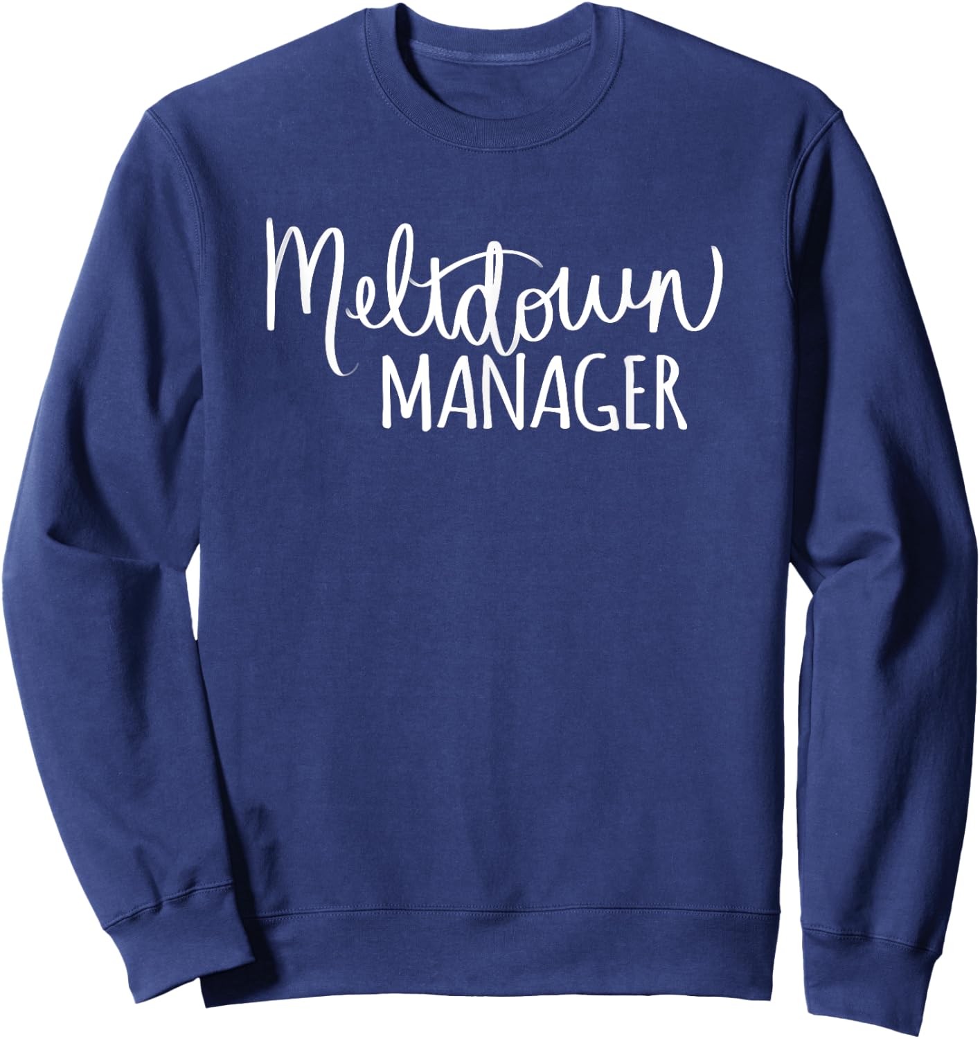 Meltdown Manager Sweatshirt - Sweatshirt | Navy