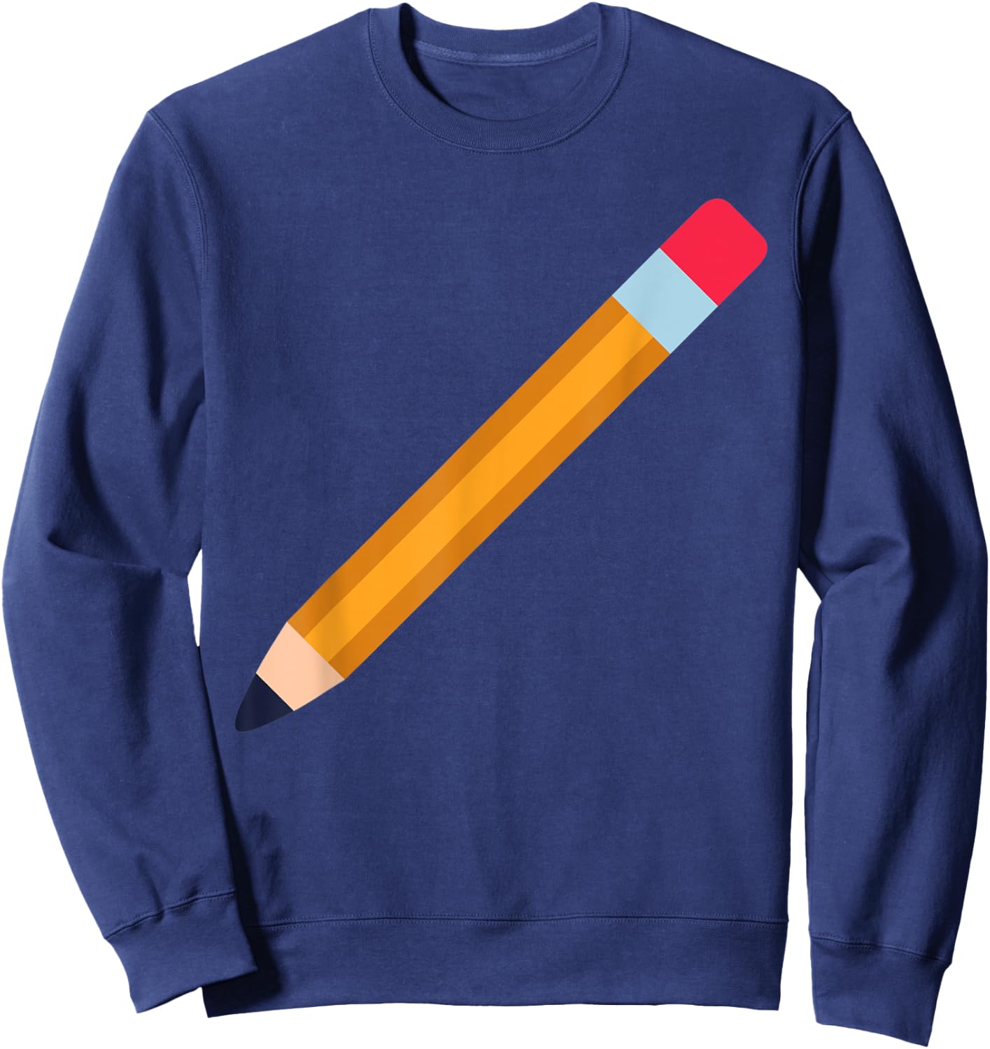 Pencil Cassette Tape Mixed Tape Halloween Couples Costume Sweatshirt - Sweatshirt | Navy