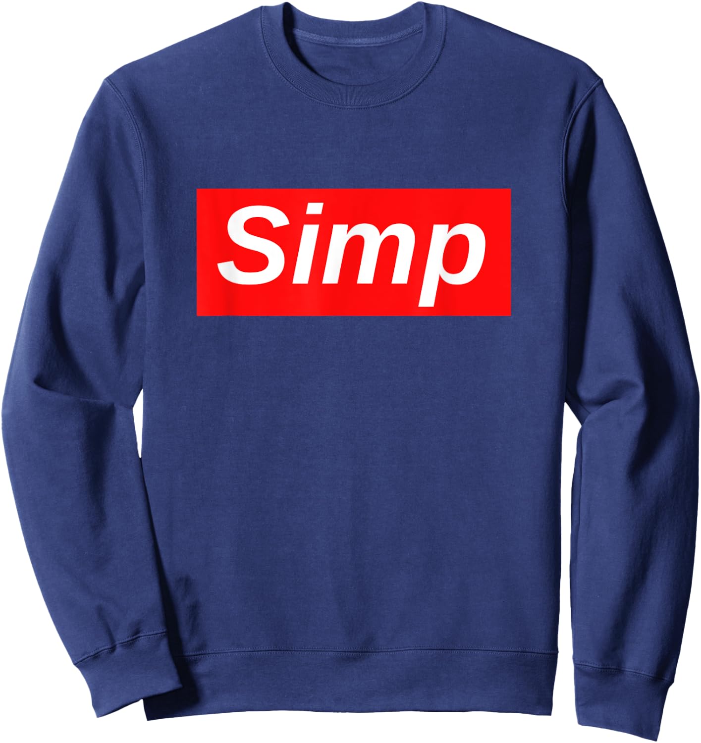 Simp meme Sweatshirt - Sweatshirt | Navy