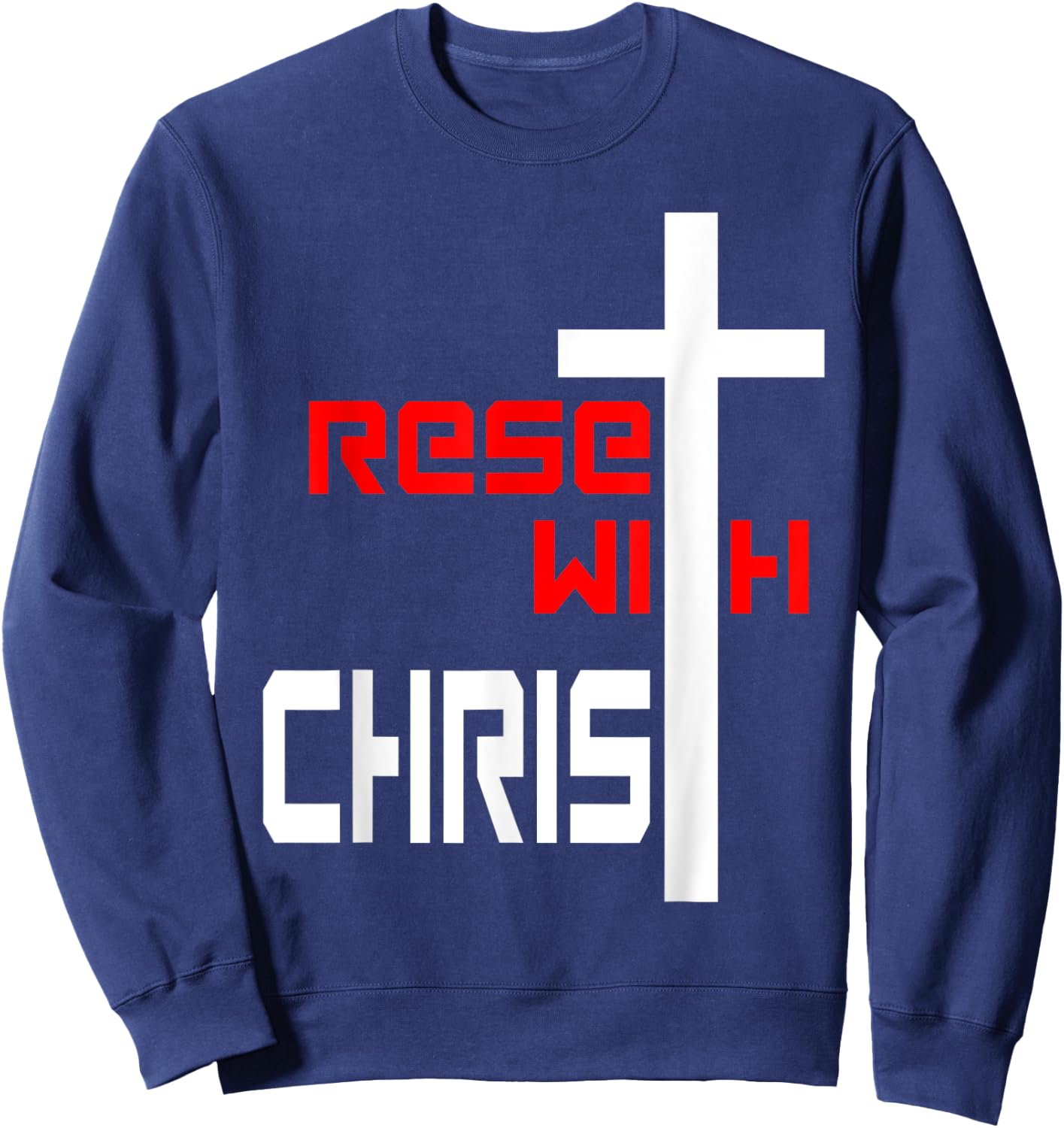 Reset with Christ Sweatshirt - Sweatshirt | Navy