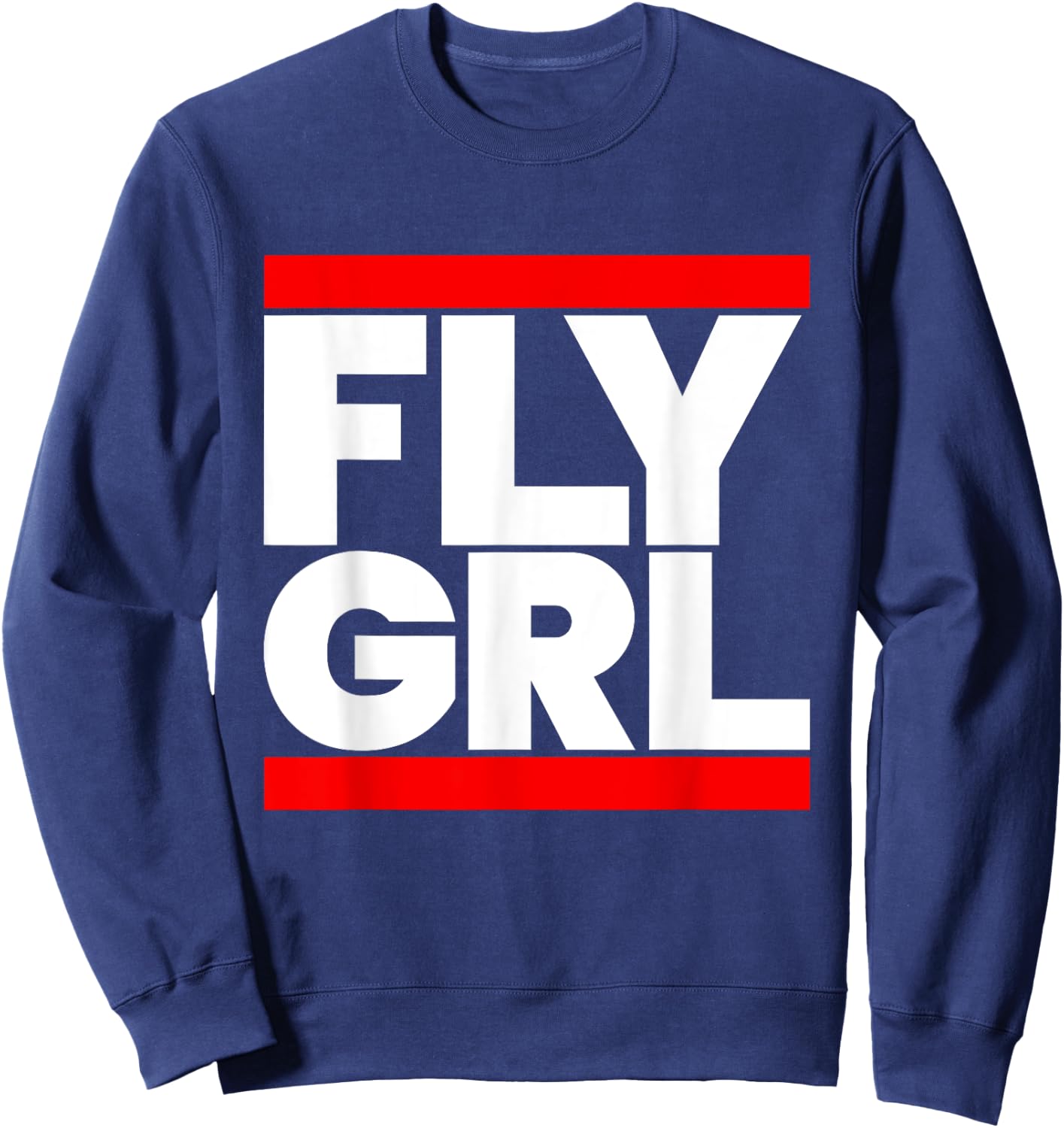 Fly Grl Shirt, Run Fly Grl Sweatshirt - Sweatshirt | Navy