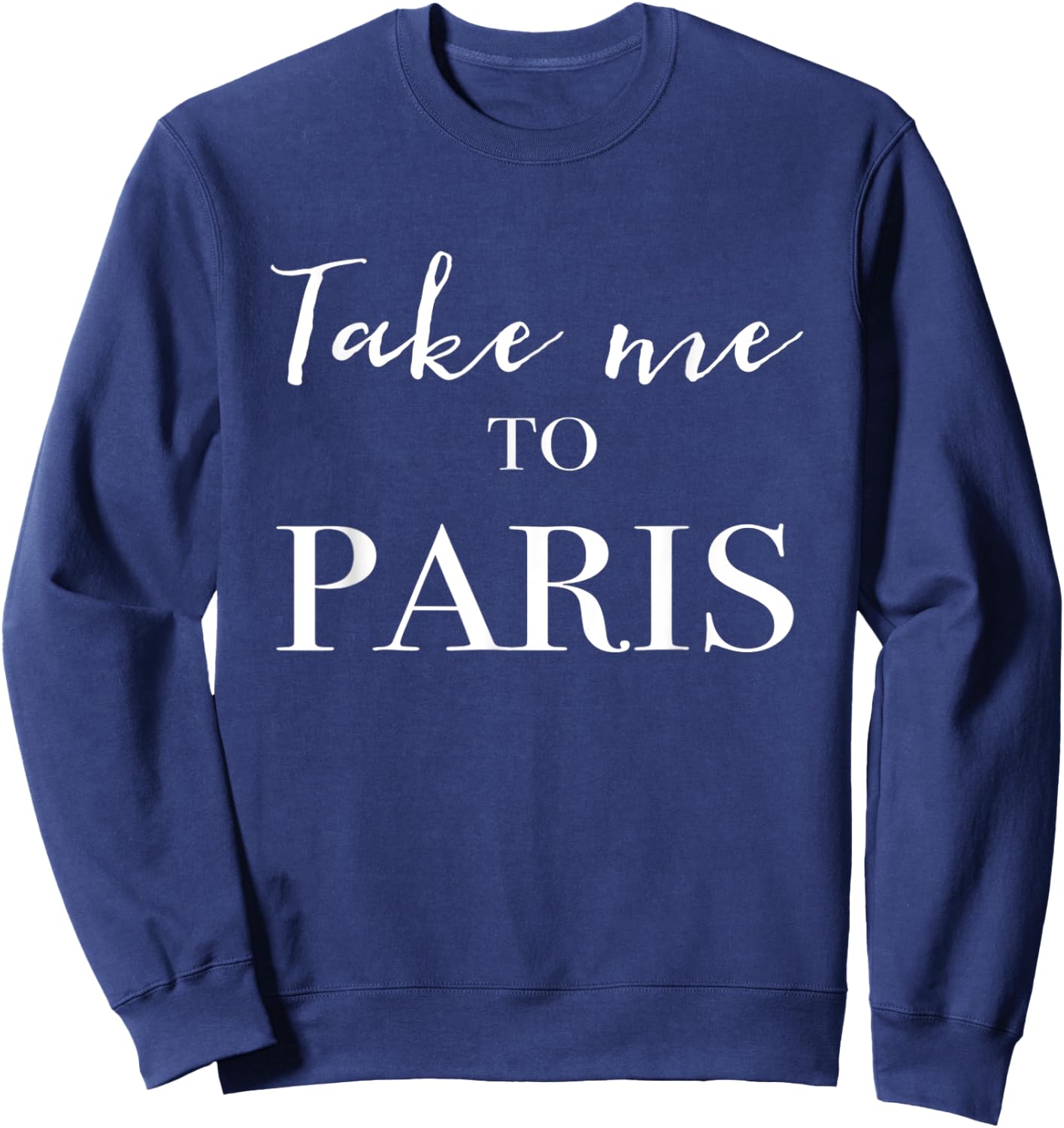Take Me To Paris Sweatshirt - Sweatshirt | Navy