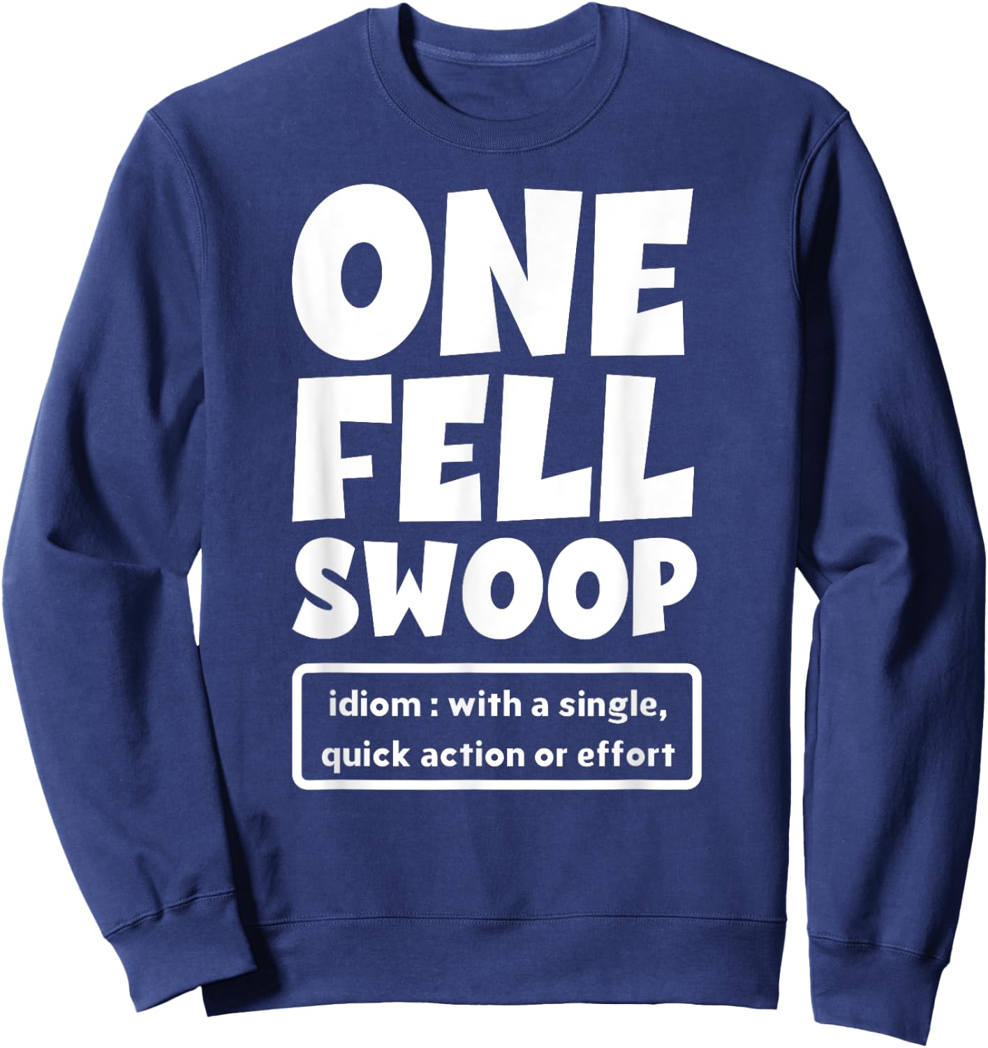 One Fell Swoop Definition Sweatshirt - Sweatshirt | Navy