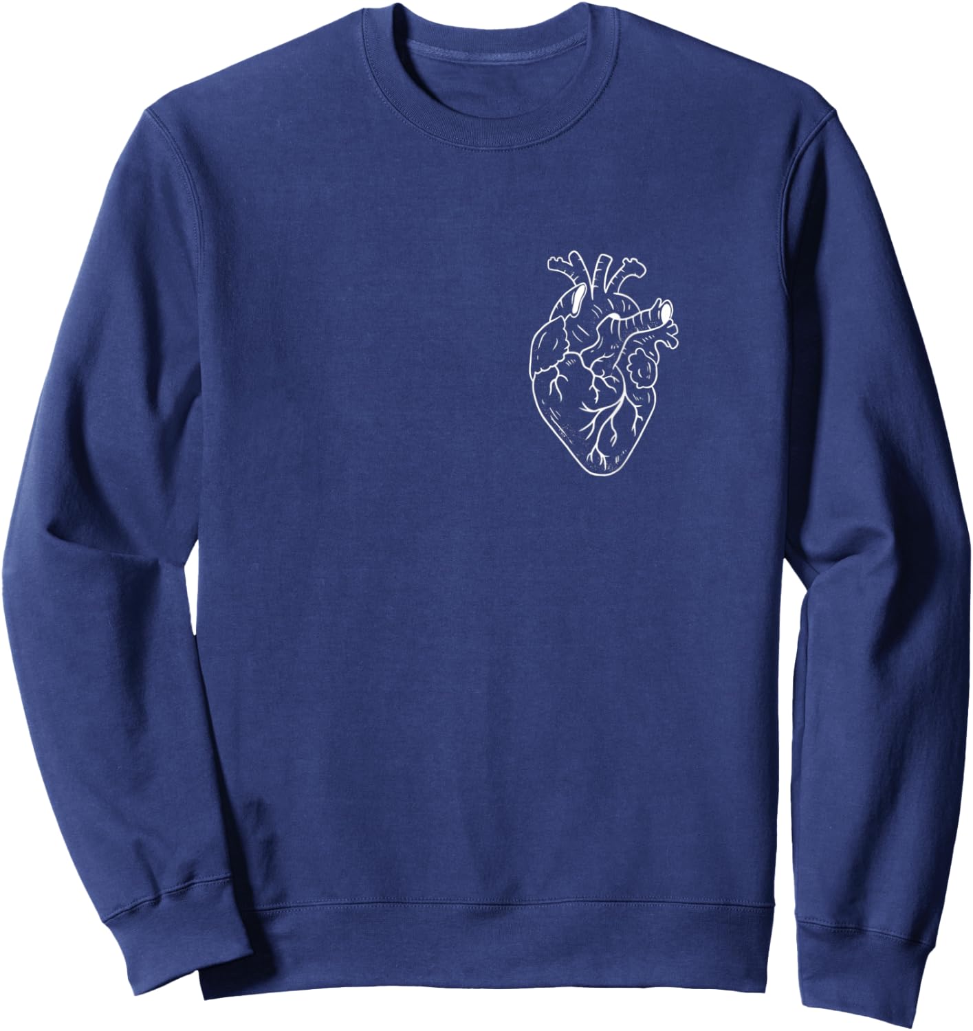 Anatomical Heart Sweatshirt - Sweatshirt | Navy