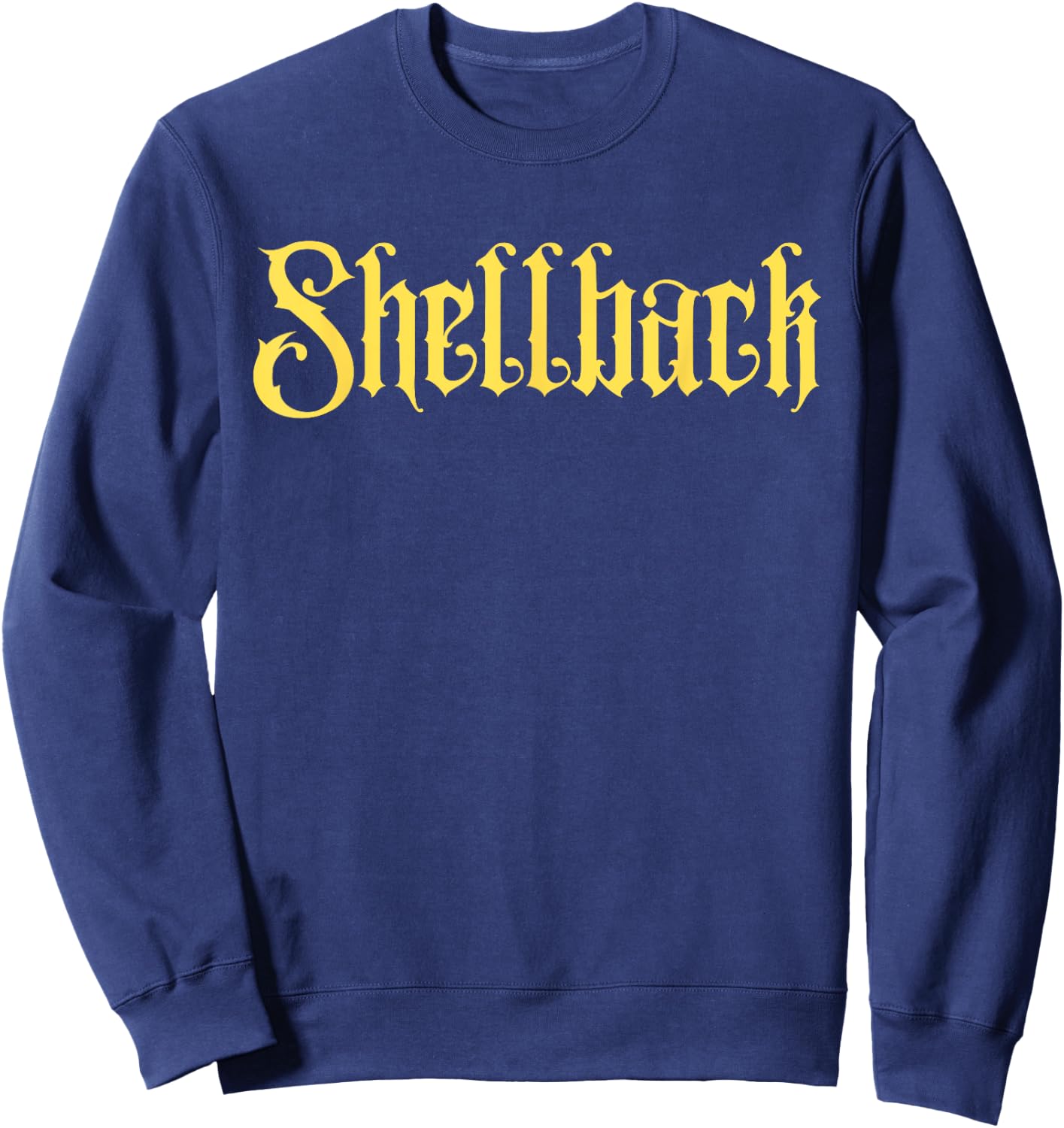 Vintage Navy Crusty Shellback Kraken Sweatshirt - Sweatshirt | Navy