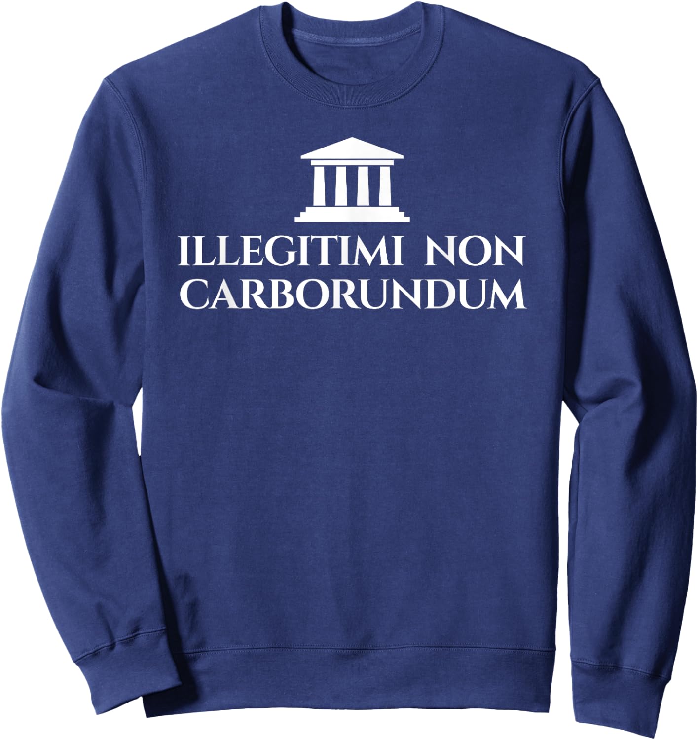 Illegitimi Non Carborundum - Funny Dog Latin phrase Men Women Sweatshirt - Sweatshirt | Navy