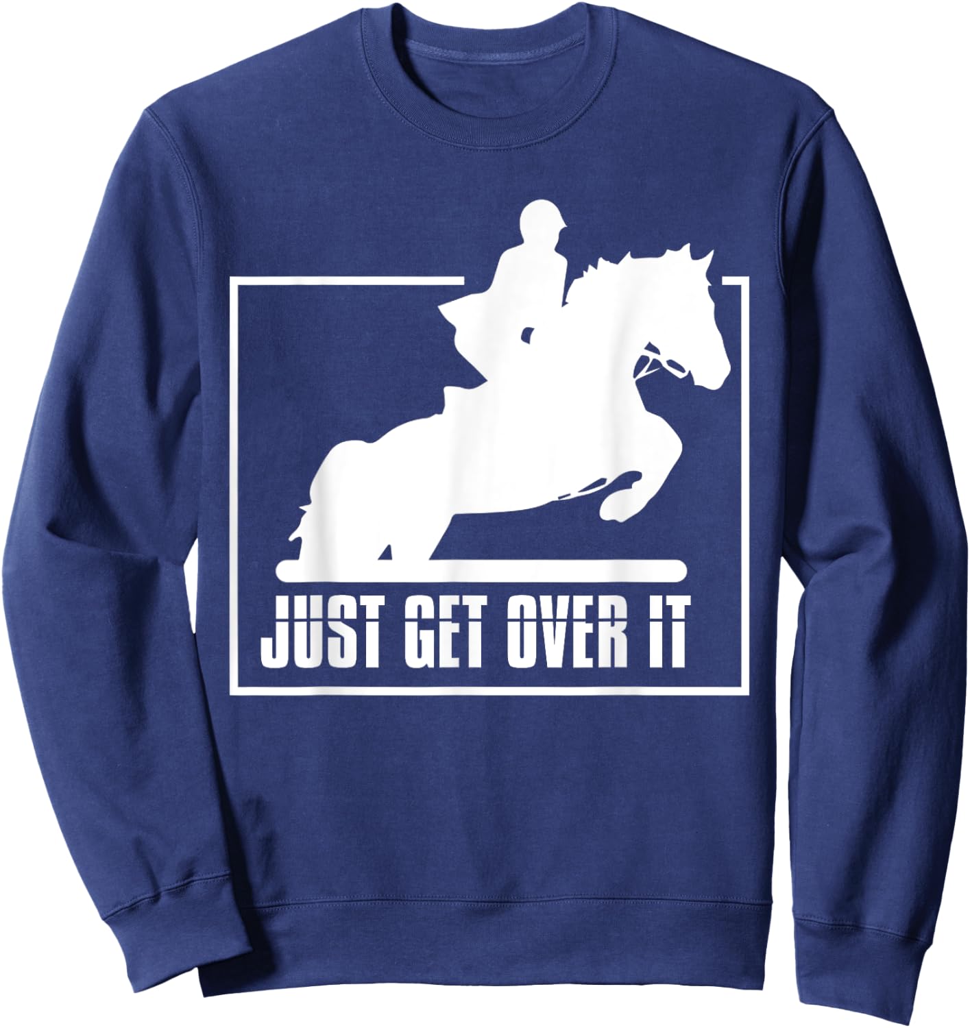 English Riding Hunter Jumper Girl Horse Riding Sweatshirt - Sweatshirt | Navy