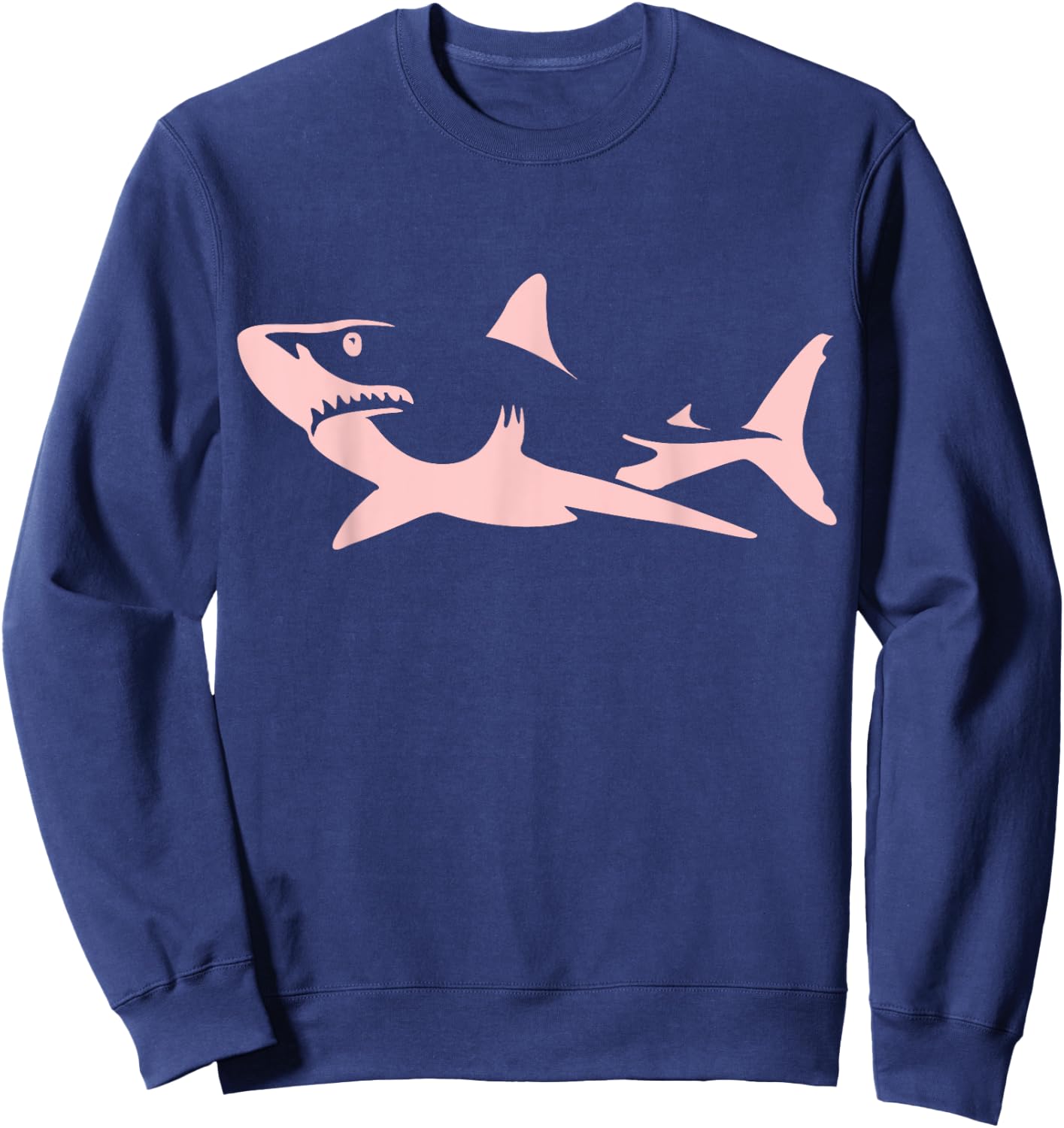 Pink Shark Sweatshirt - Sweatshirt | Navy