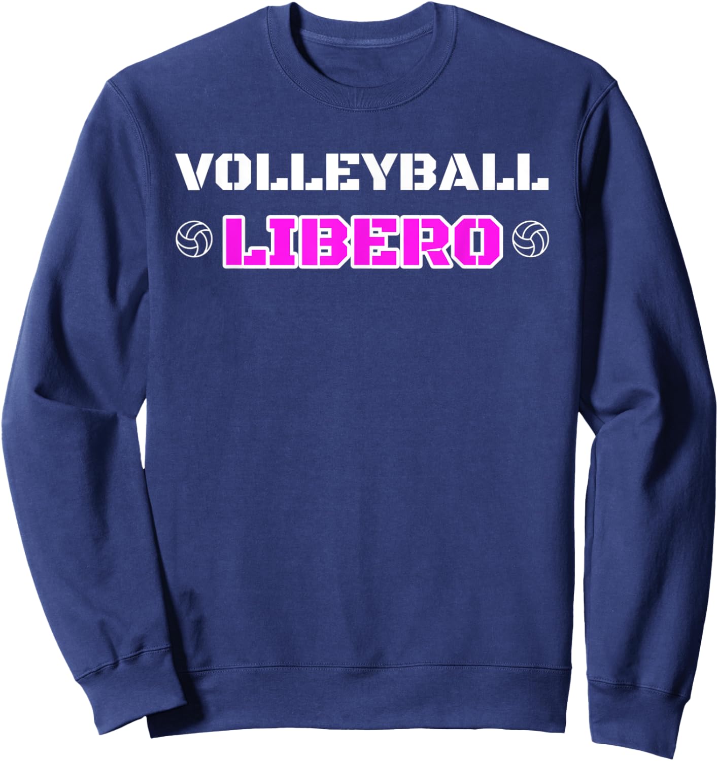 Volleyball Player Libero Position Sweatshirt - Sweatshirt | Navy