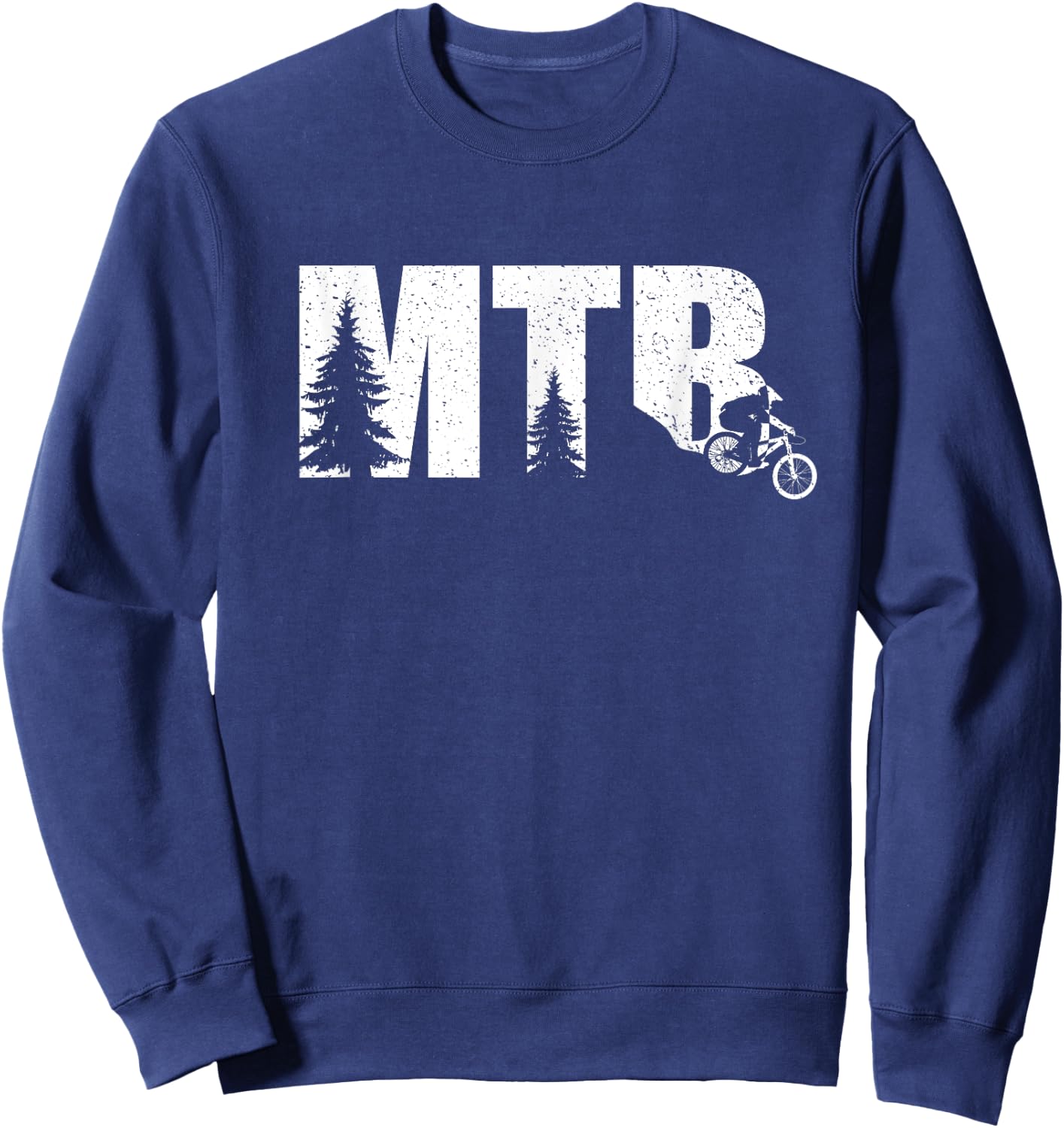 Mountain Biker Gifts Women Kids Mtb Biking Sweatshirt - Sweatshirt | Navy