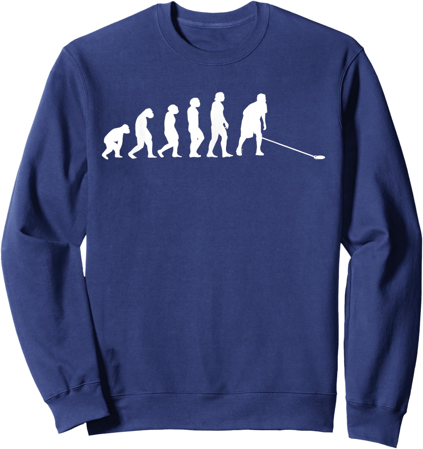Great shuffleboard evolution gift cue and disk Sweatshirt - Sweatshirt | Navy