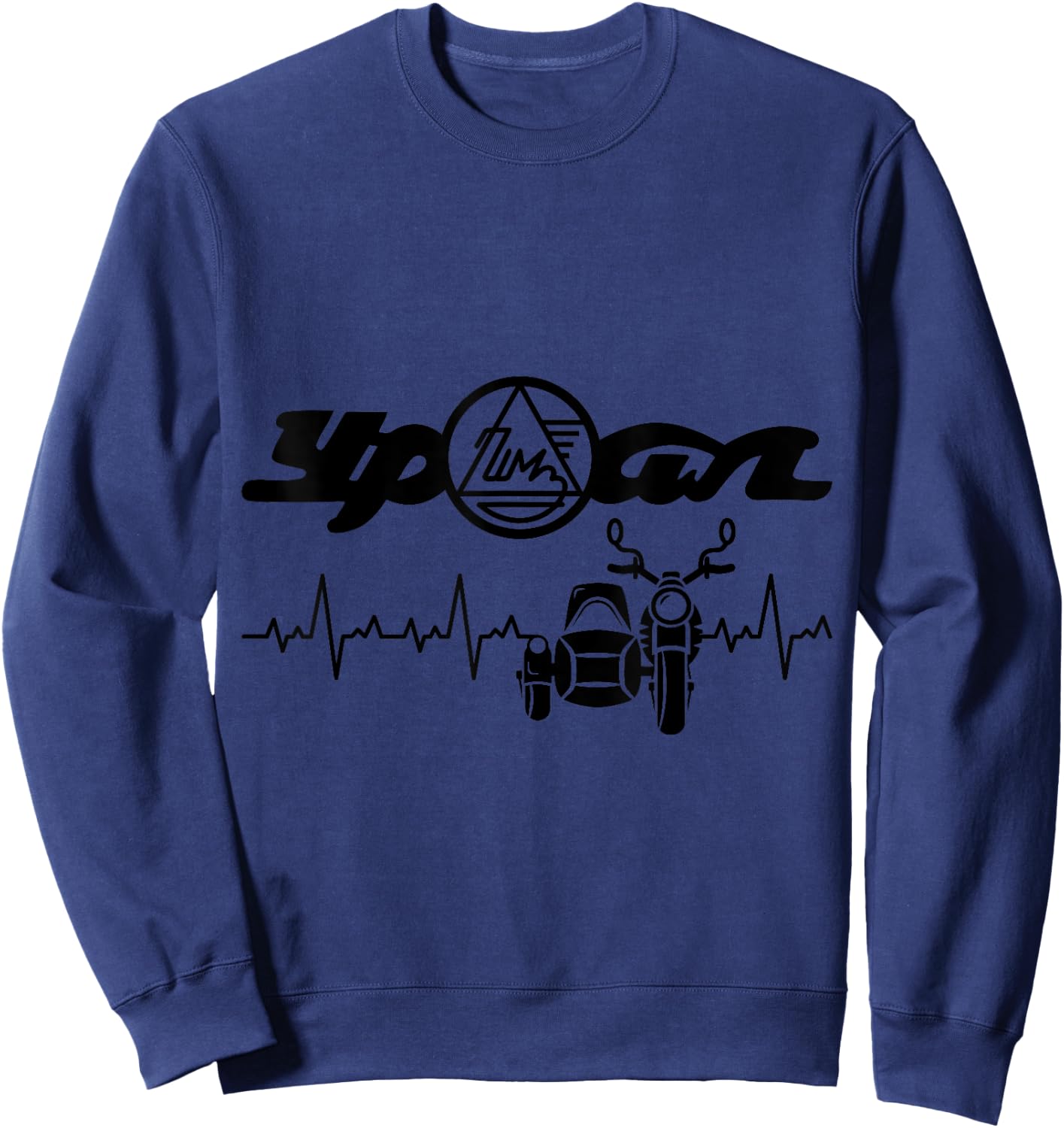 Ural Motorcycle Offroad Motorcyclist Sweatshirt - Sweatshirt | Navy