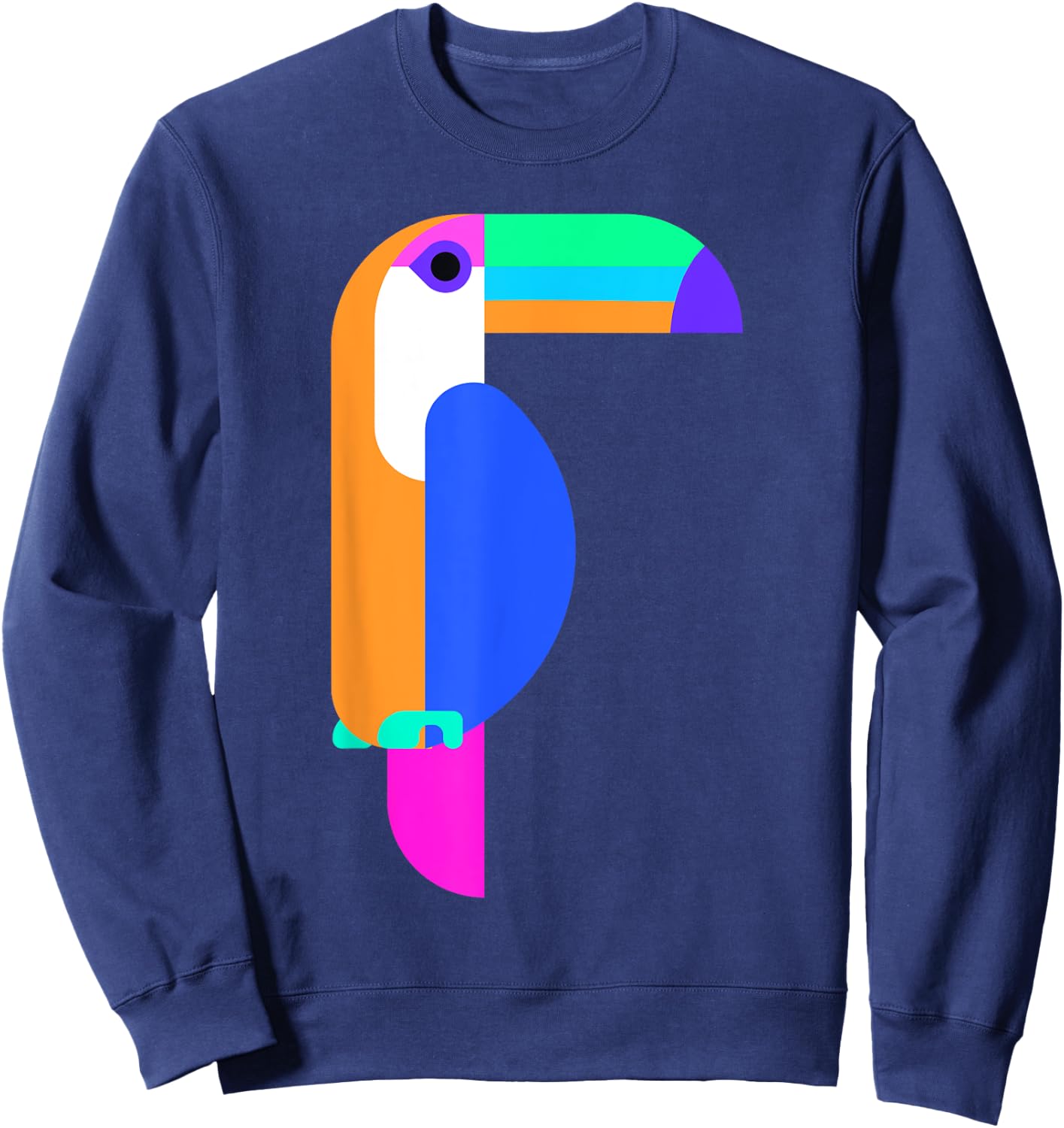 Toucan Graphic . Toucan Shirt Men. Toucan Bird Sweatshirt - Sweatshirt | Navy