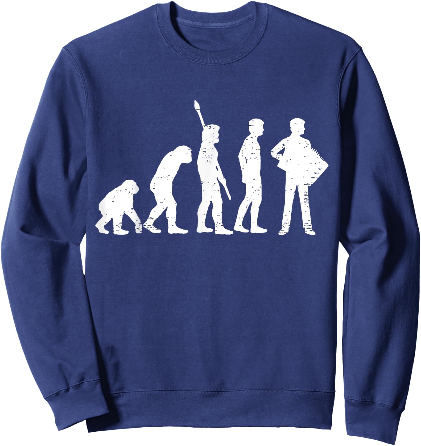Accordion Player Schiffer Piano Evolution Accordion Sweatshirt - Sweatshirt | Navy