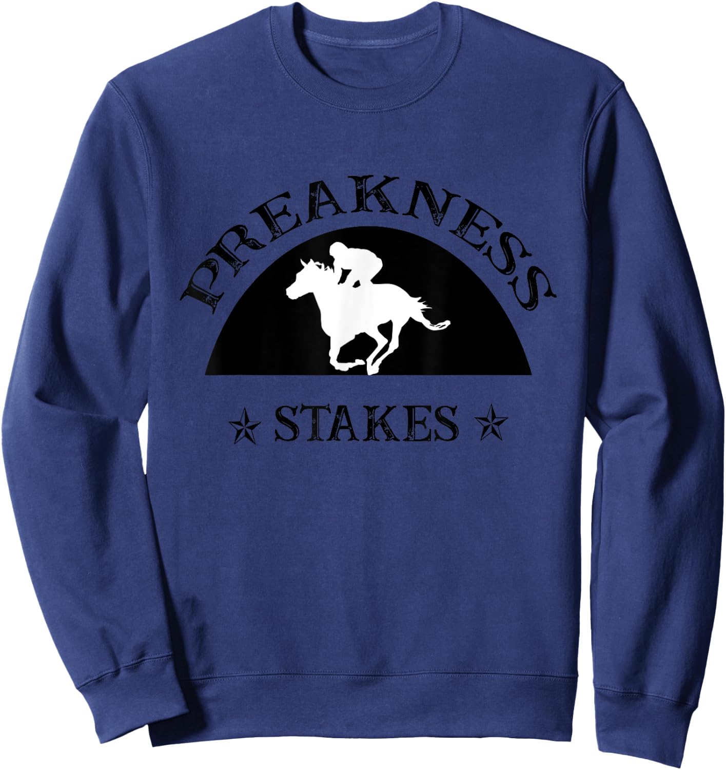 Preakness Horse Racing Shirts Women Stakes Apparel Sweatshirt - Sweatshirt | Navy