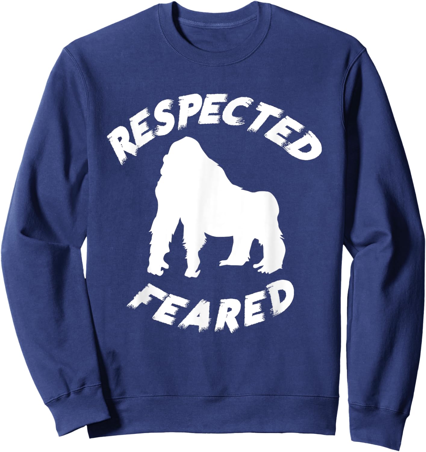 Gorillas Silverback - Monkey Wild Animals Sweatshirt - Sweatshirt | Navy
