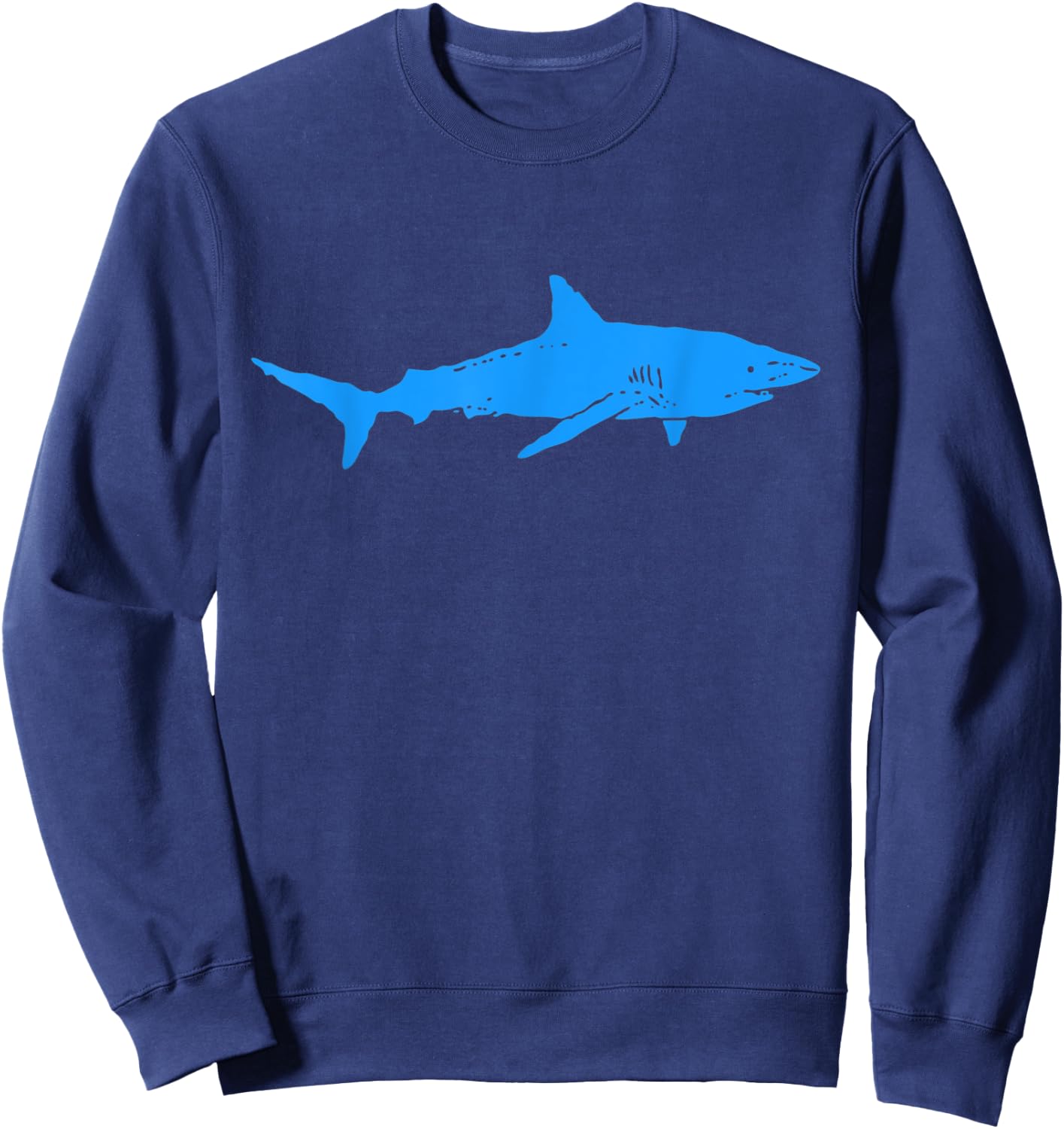 Shark | Cool Blue Shark | Shark Ocean Gift Sweatshirt - Sweatshirt | Navy