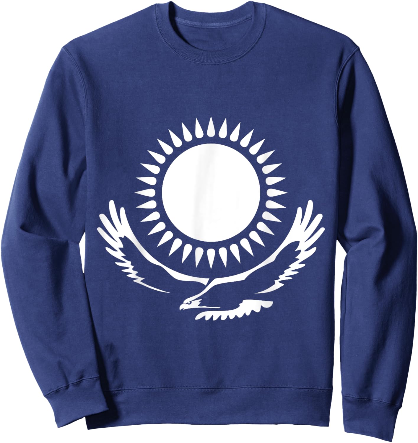 Republic of Kazakhstan Kazakhstan Kazakh Flag Horse Sweatshirt - Sweatshirt | Navy