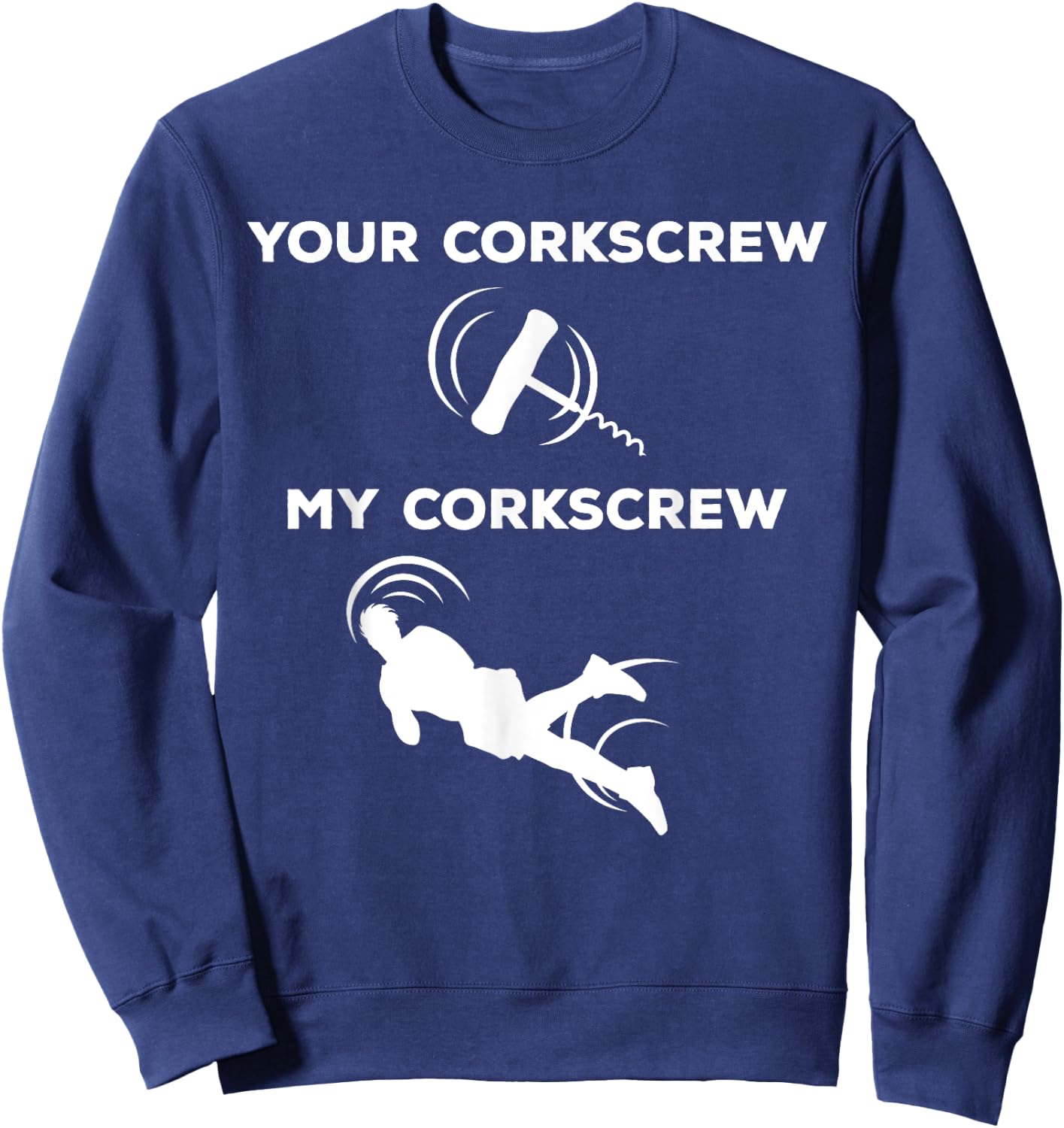 Tricking Screw Gift - Funny Tricking Martial Arts Sweatshirt - Sweatshirt | Navy