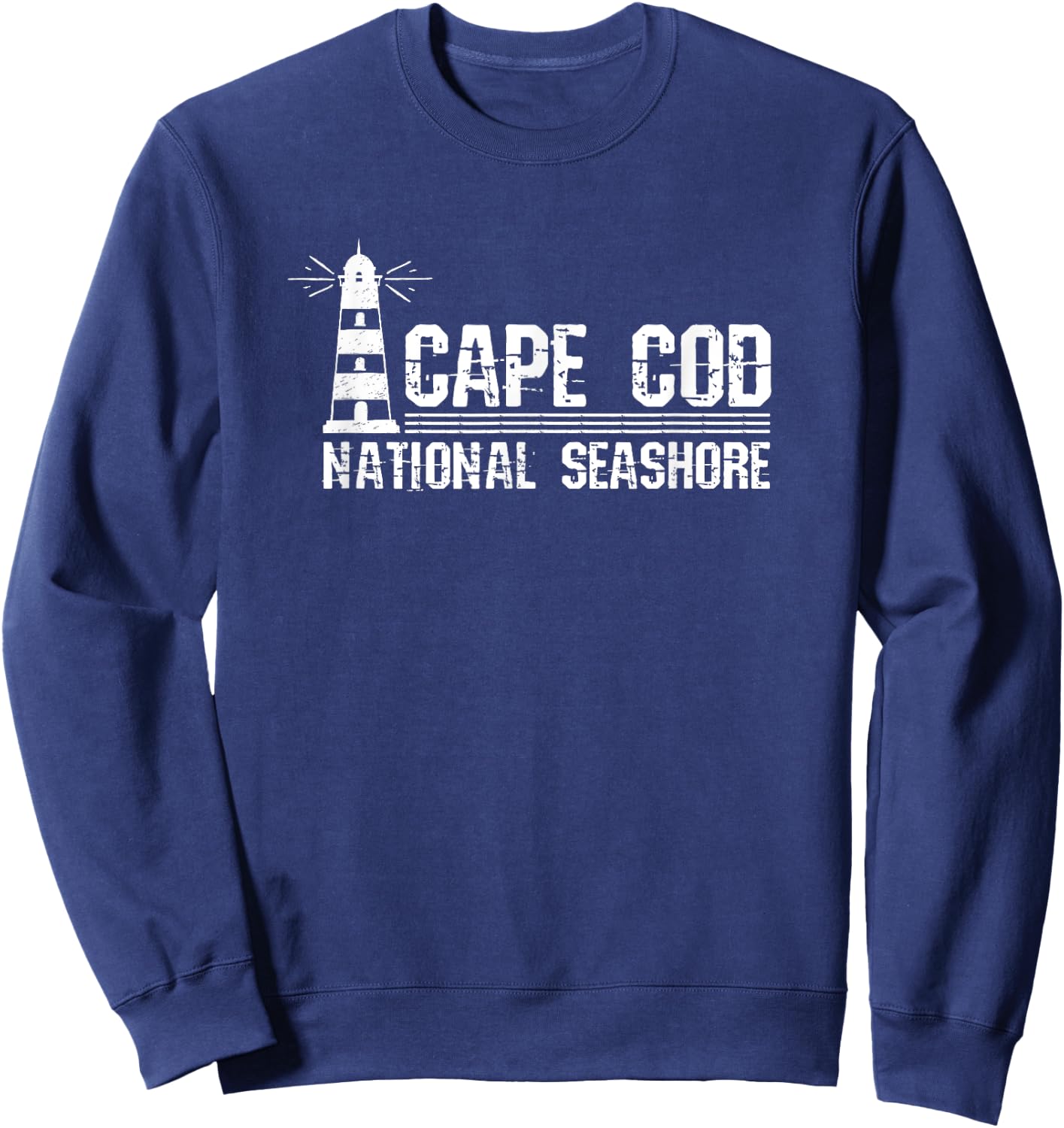 Lighthouse Cape Cod National Seashore Sweatshirt - Sweatshirt | Navy
