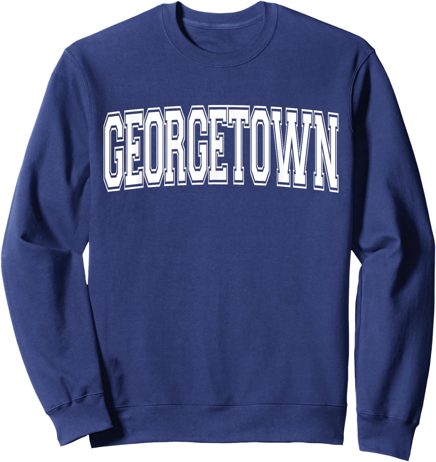 GEORGETOWN TX TEXAS USA Vintage Sports Varsity Style Sweatshirt - Sweatshirt | Navy
