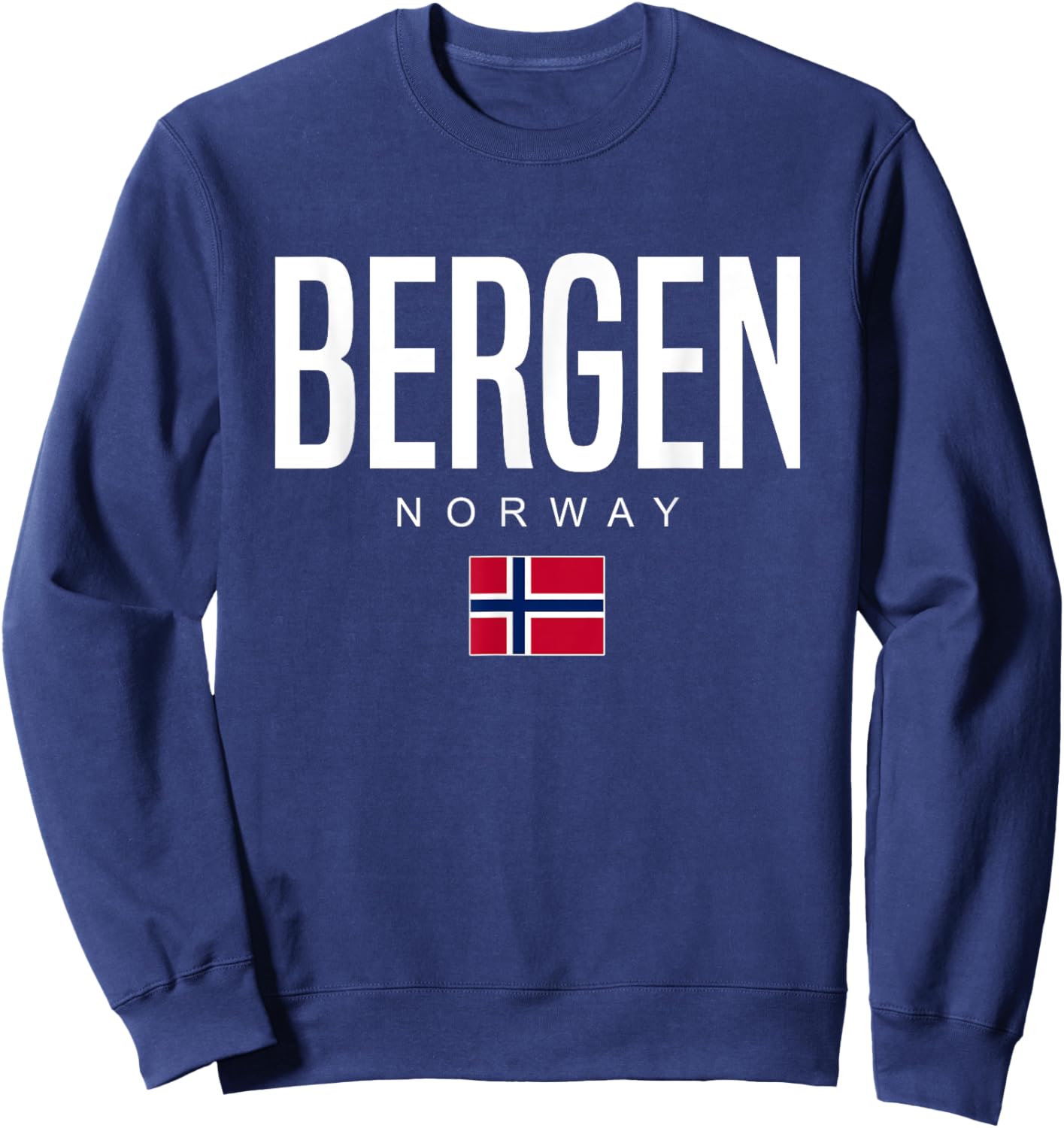 Bergen Norway Sweatshirt - Sweatshirt | Navy