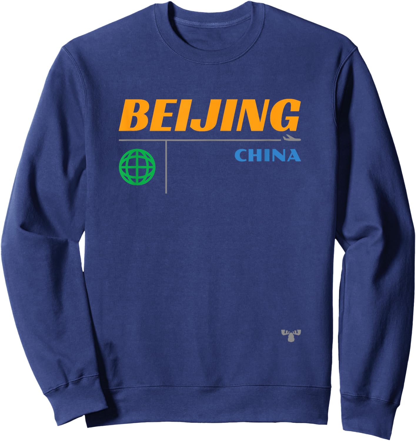 Beijing Mid Century Sweatshirt - Sweatshirt | Navy