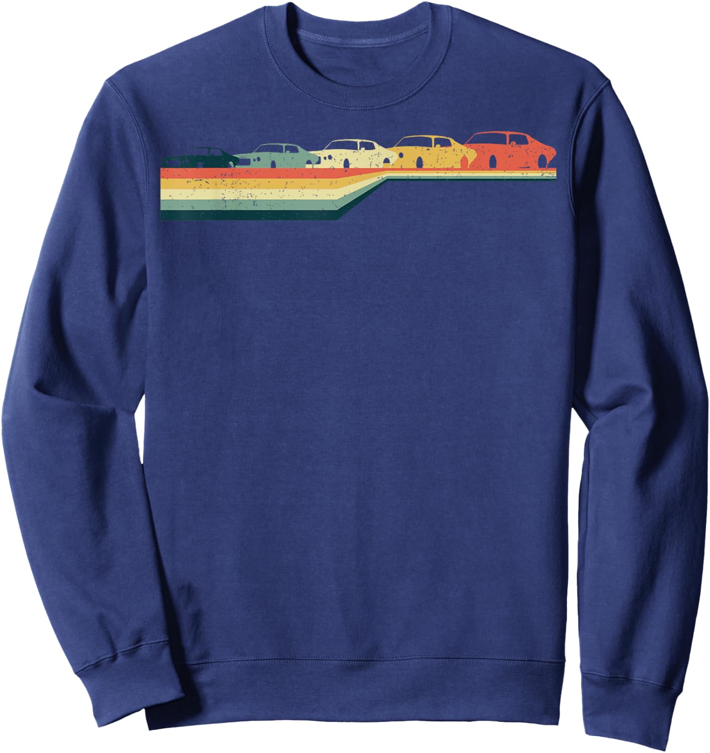 AUTOCROSS Funny Gift Vintage Retro Sweatshirt - Sweatshirt | Navy