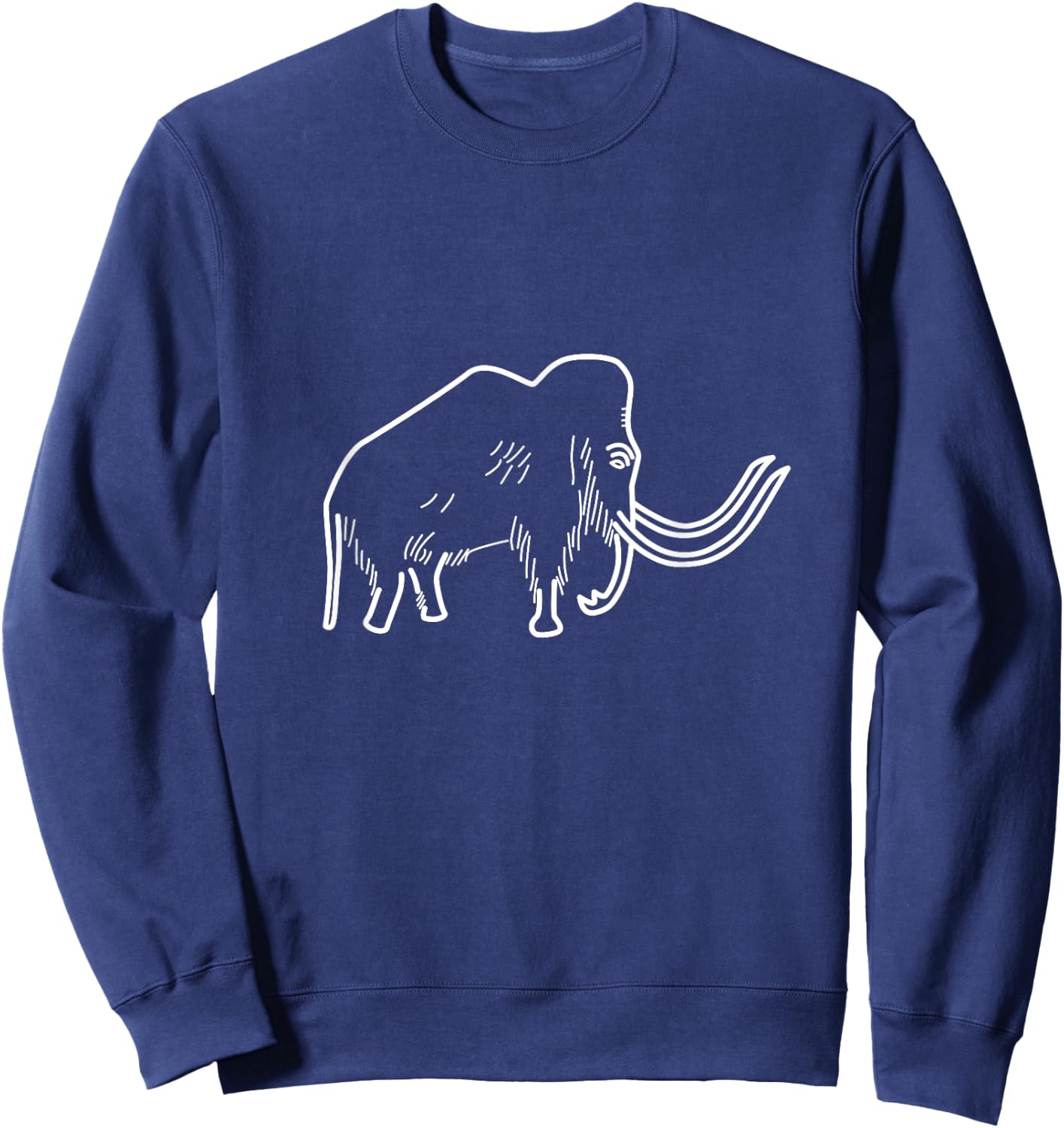 Cave art Mammoth Rouffignac Sweatshirt - Sweatshirt | Navy