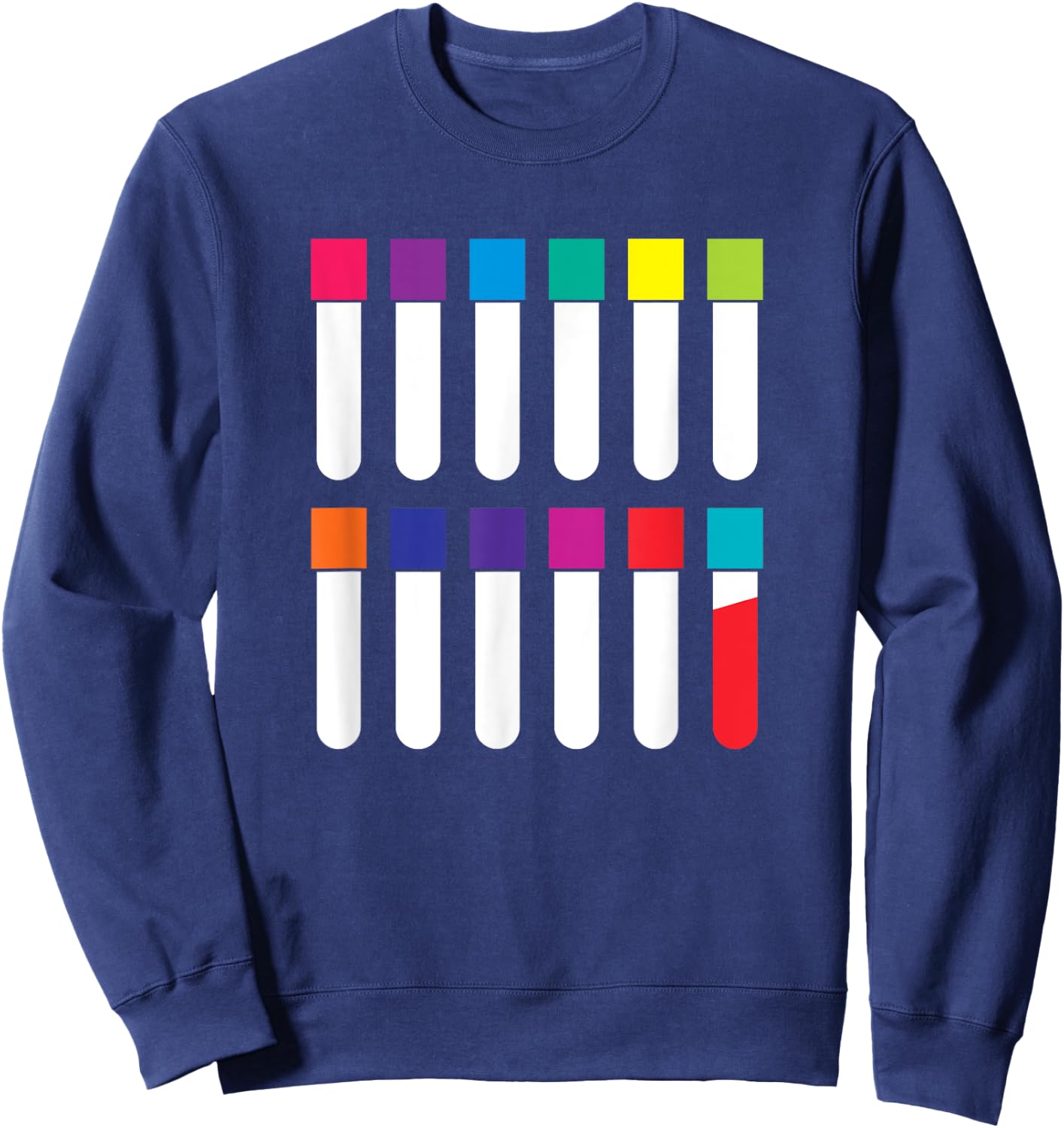 Test Tube Laboratory Phlebotomist Phlebotomy Doctor Gift Sweatshirt - Sweatshirt | Navy